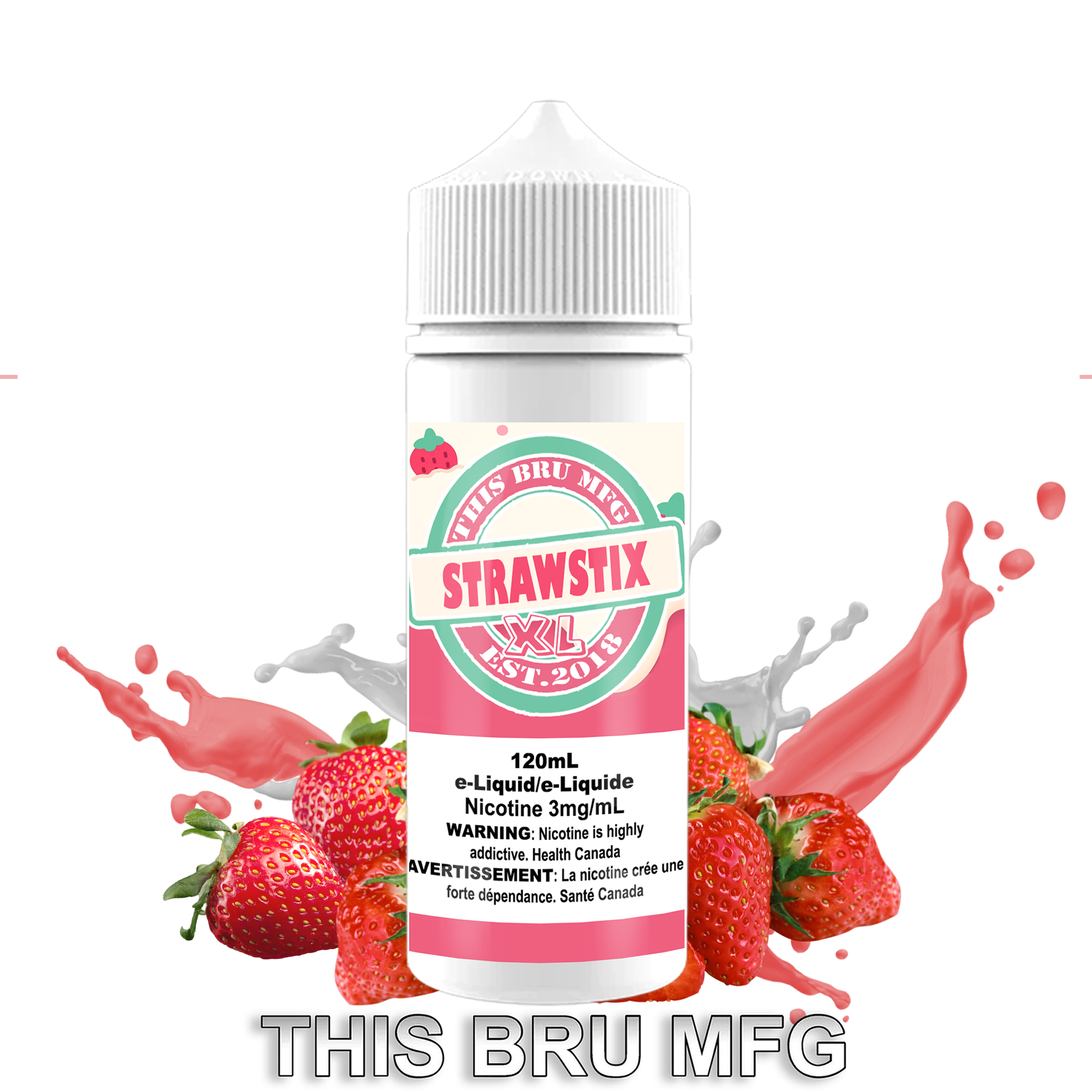 THIS BRU MFG - STRAWSTIX 120ML
