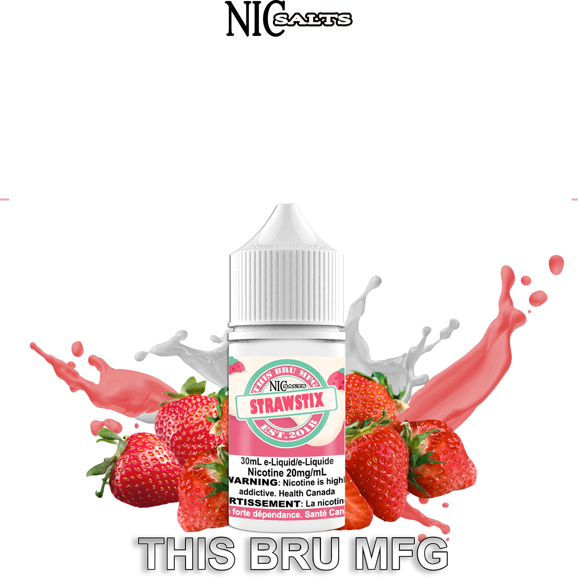 THIS BRU MFG SALT - STRAWSTIX 30ML