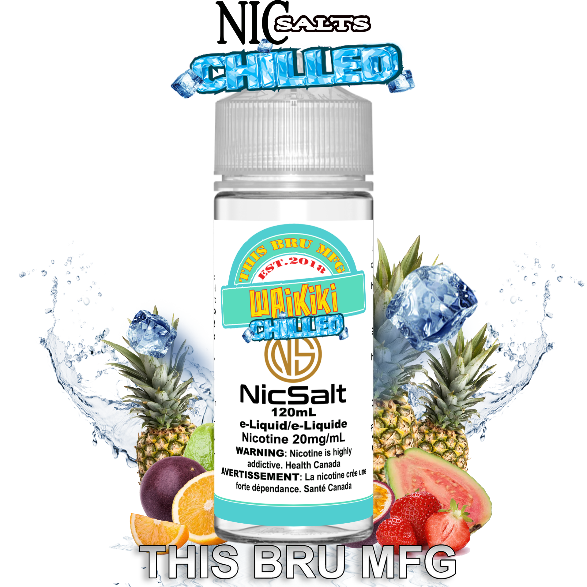 CUSTOM THIS BRU MFG SALT - WAIKIKI CHILLED