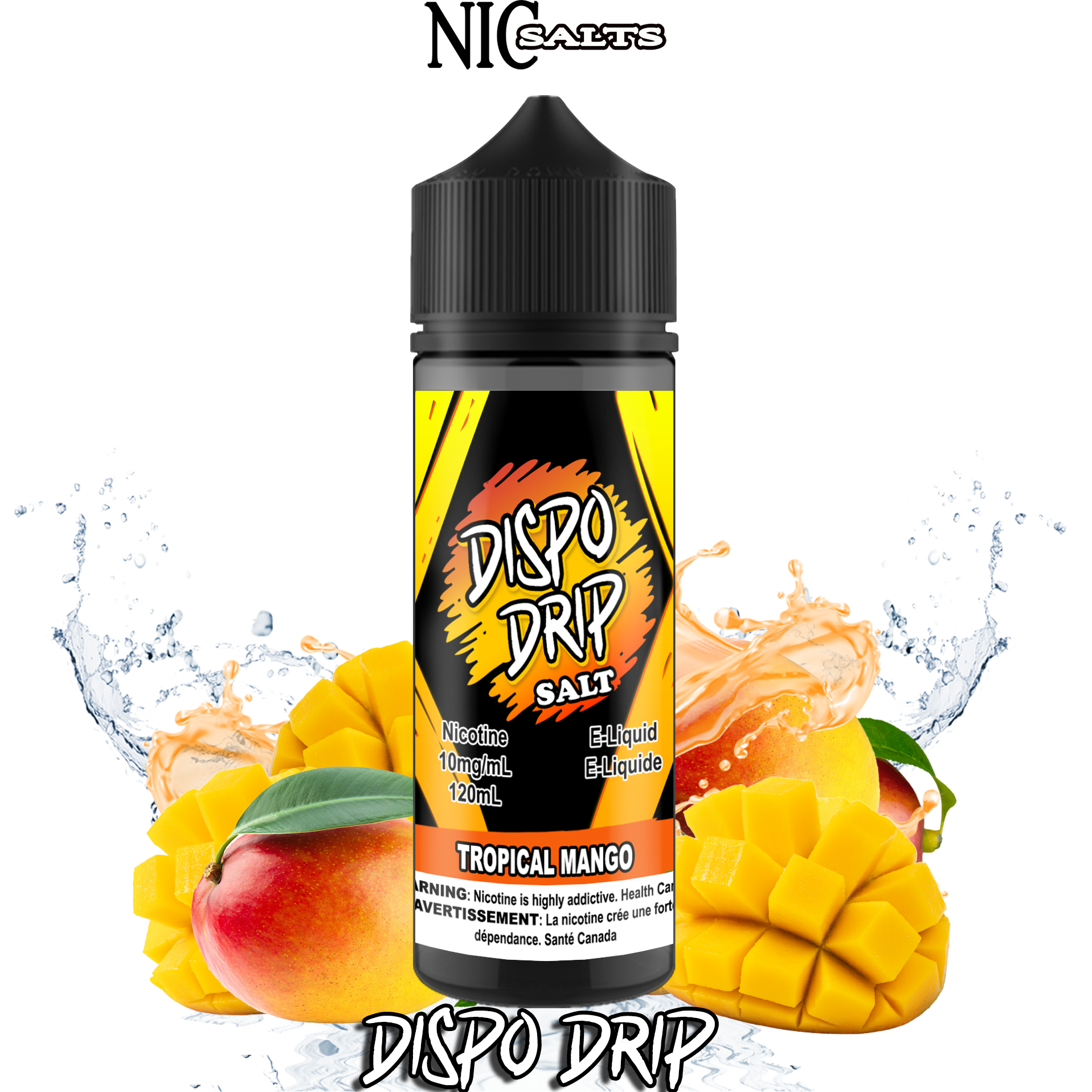 CUSTOM DISPO DRIP SALT - TROPICAL MANGO