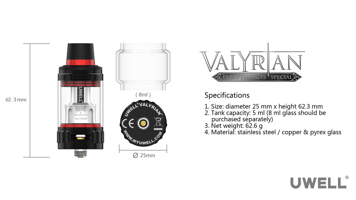 UWELL VALYRIAN TANK KIT