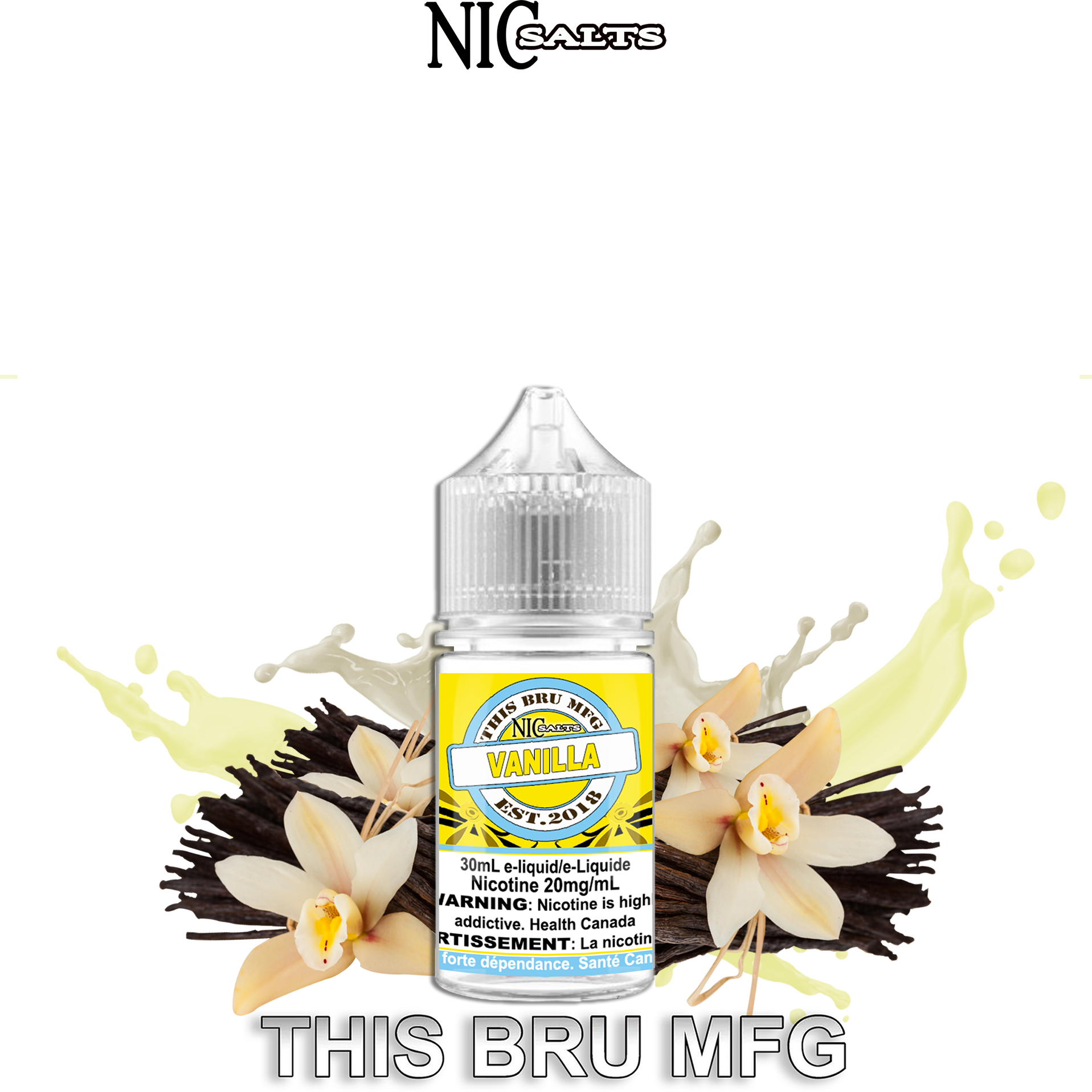 CUSTOM THIS BRU MFG SALT - VANILLA