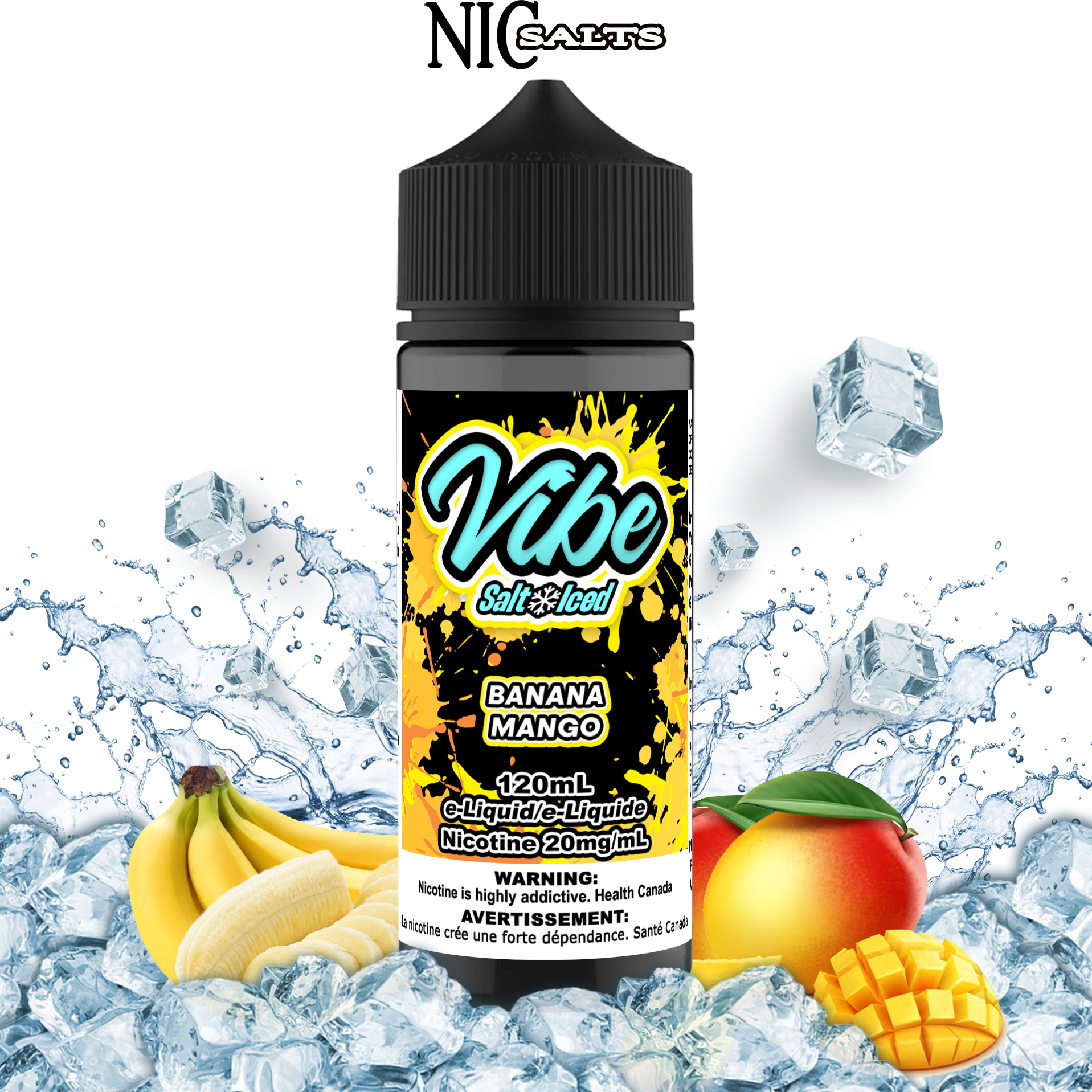 CUSTOM VIBE SALT - BANANA MANGO