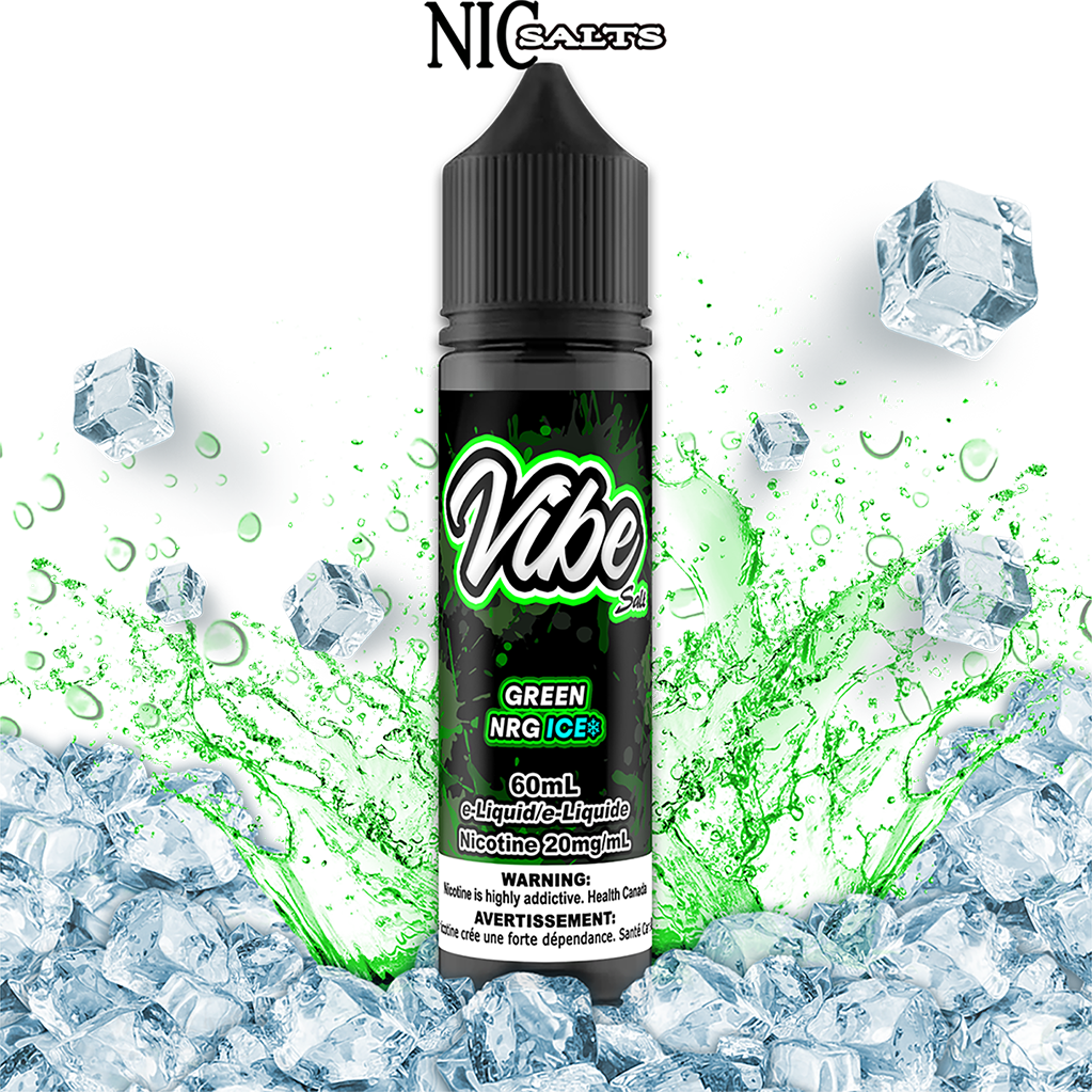 CUSTOM VIBE SALT - GREEN NRG ICE