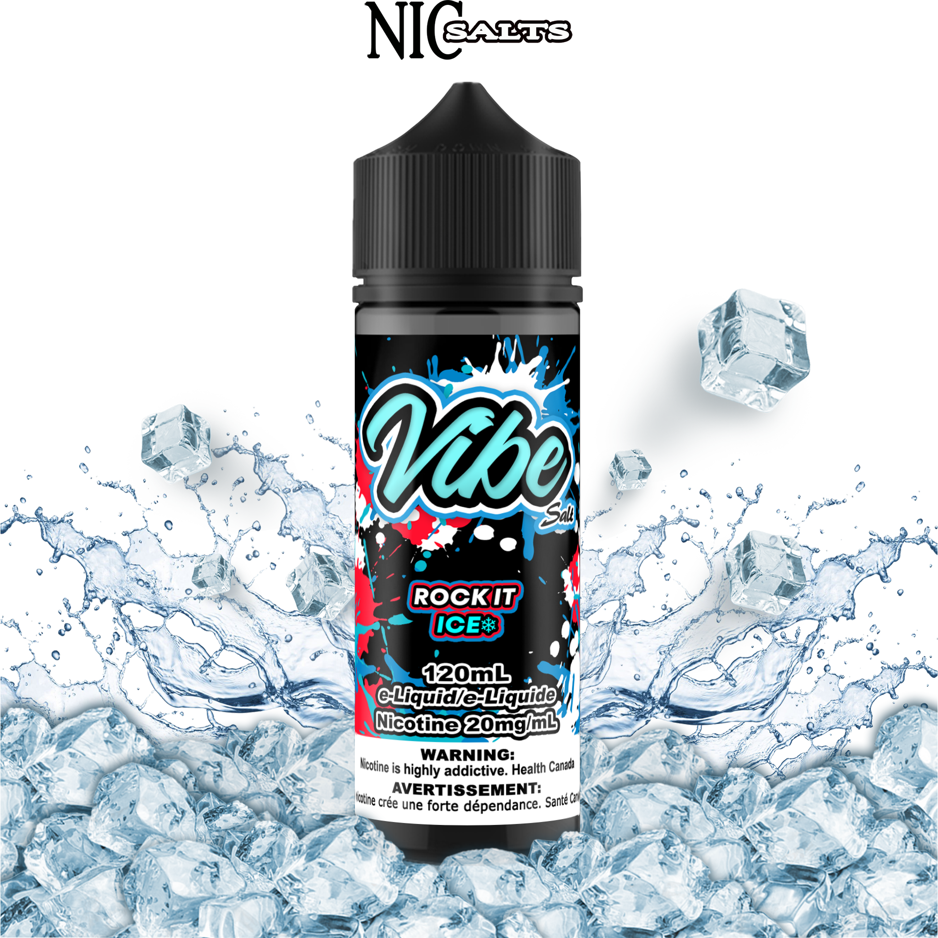 CUSTOM VIBE SALT - ROCK IT ICE