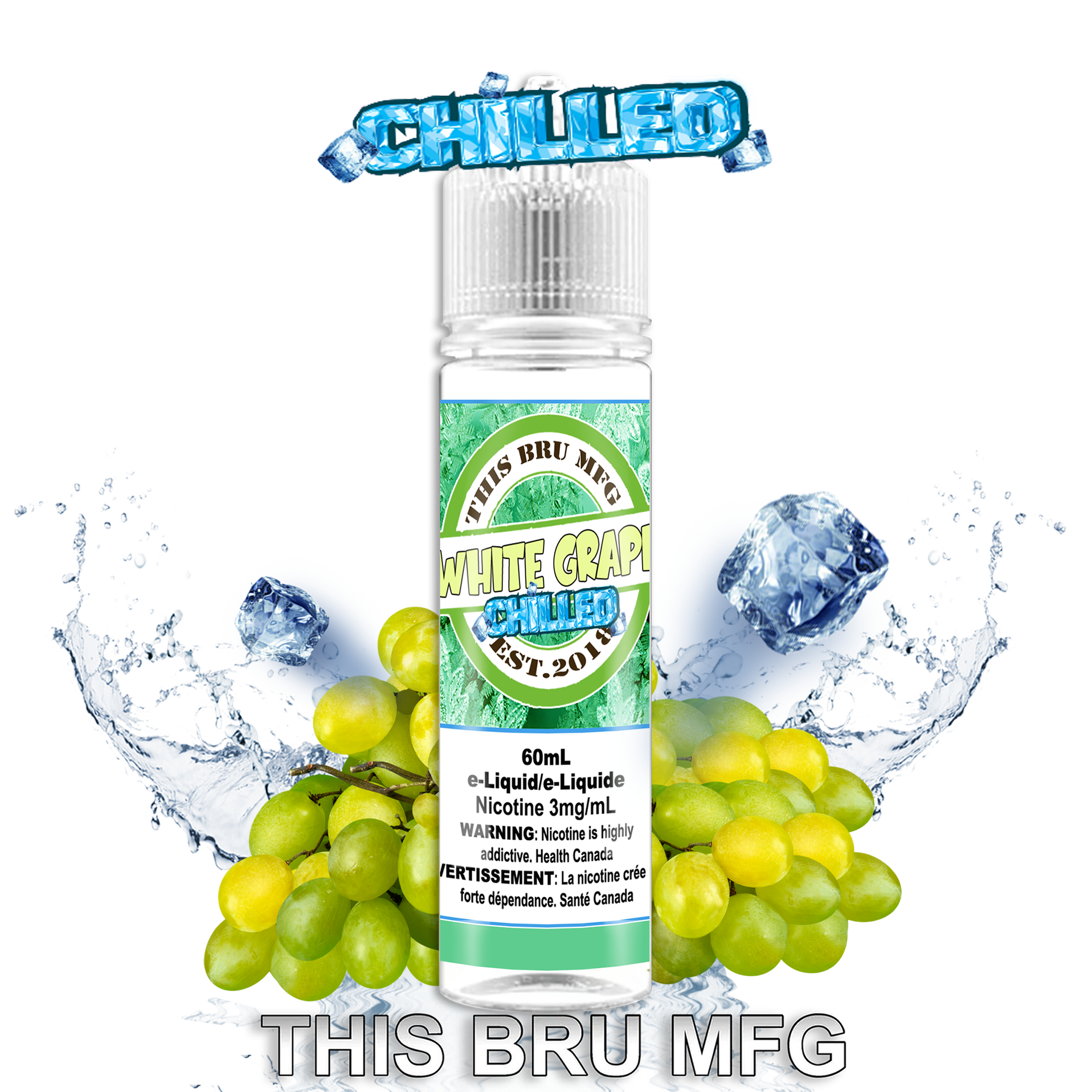 THIS BRU MFG - WHITE GRAPE CHILLED 60ML