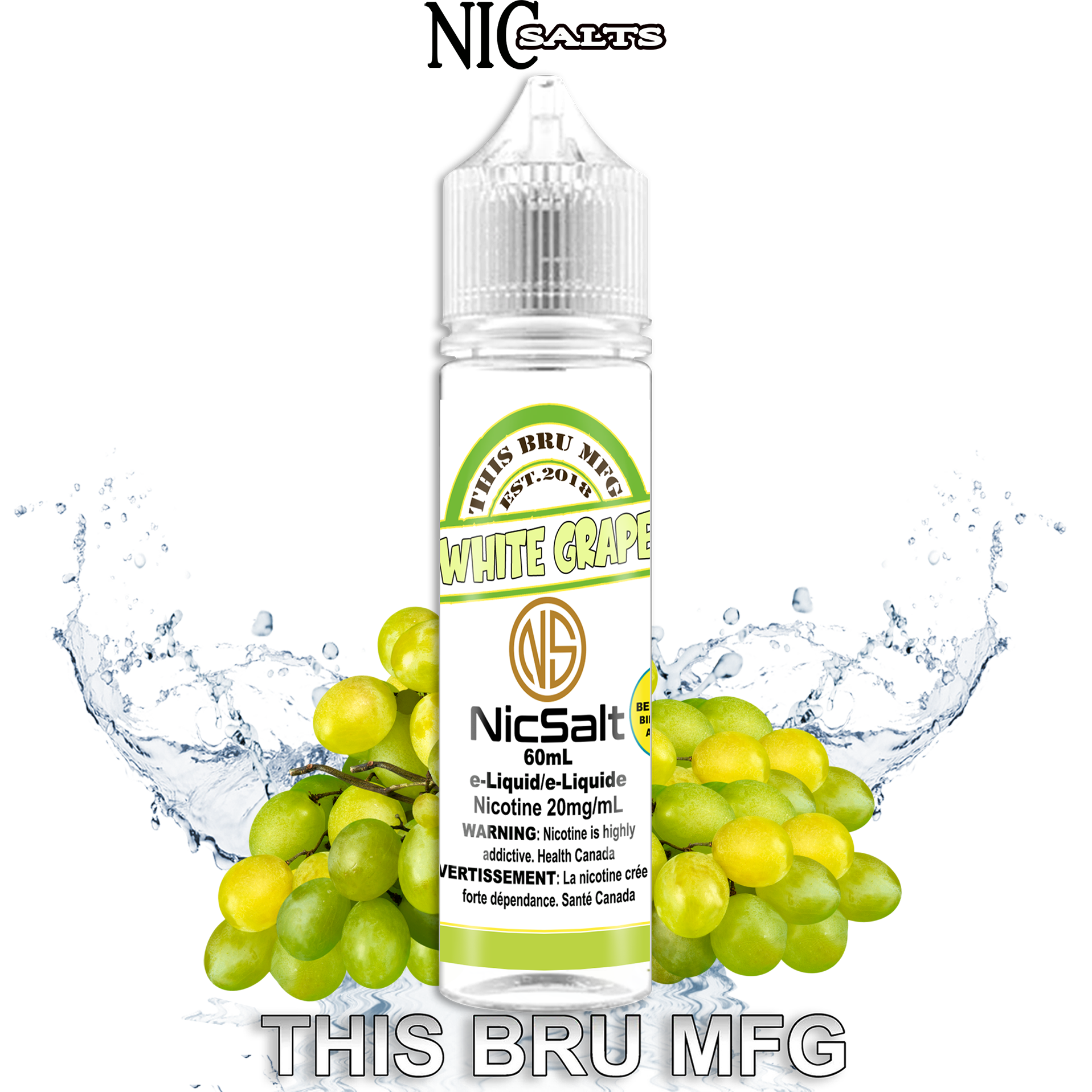 THIS BRU MFG SALT - WHITE GRAPE 60ML