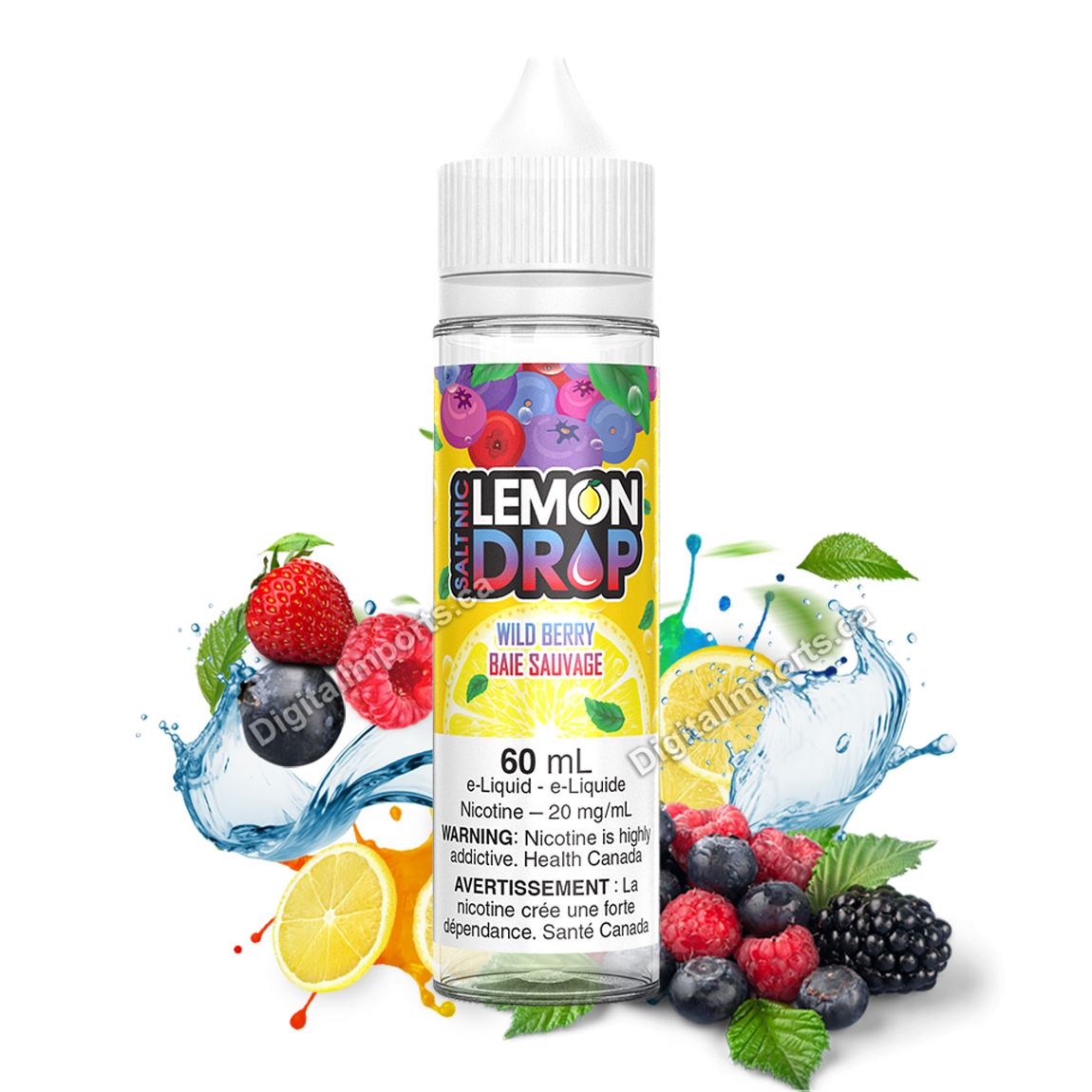 LEMON DROP SALT - WILD BERRY 60ML