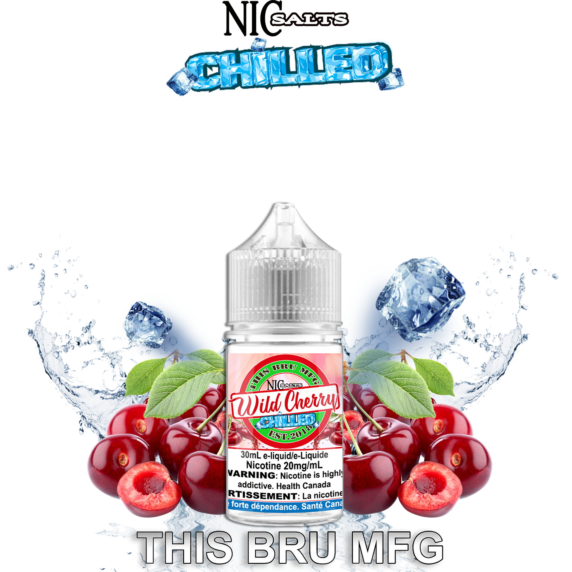 THIS BRU MFG SALT - WILD CHERRY CHILLED 30ML