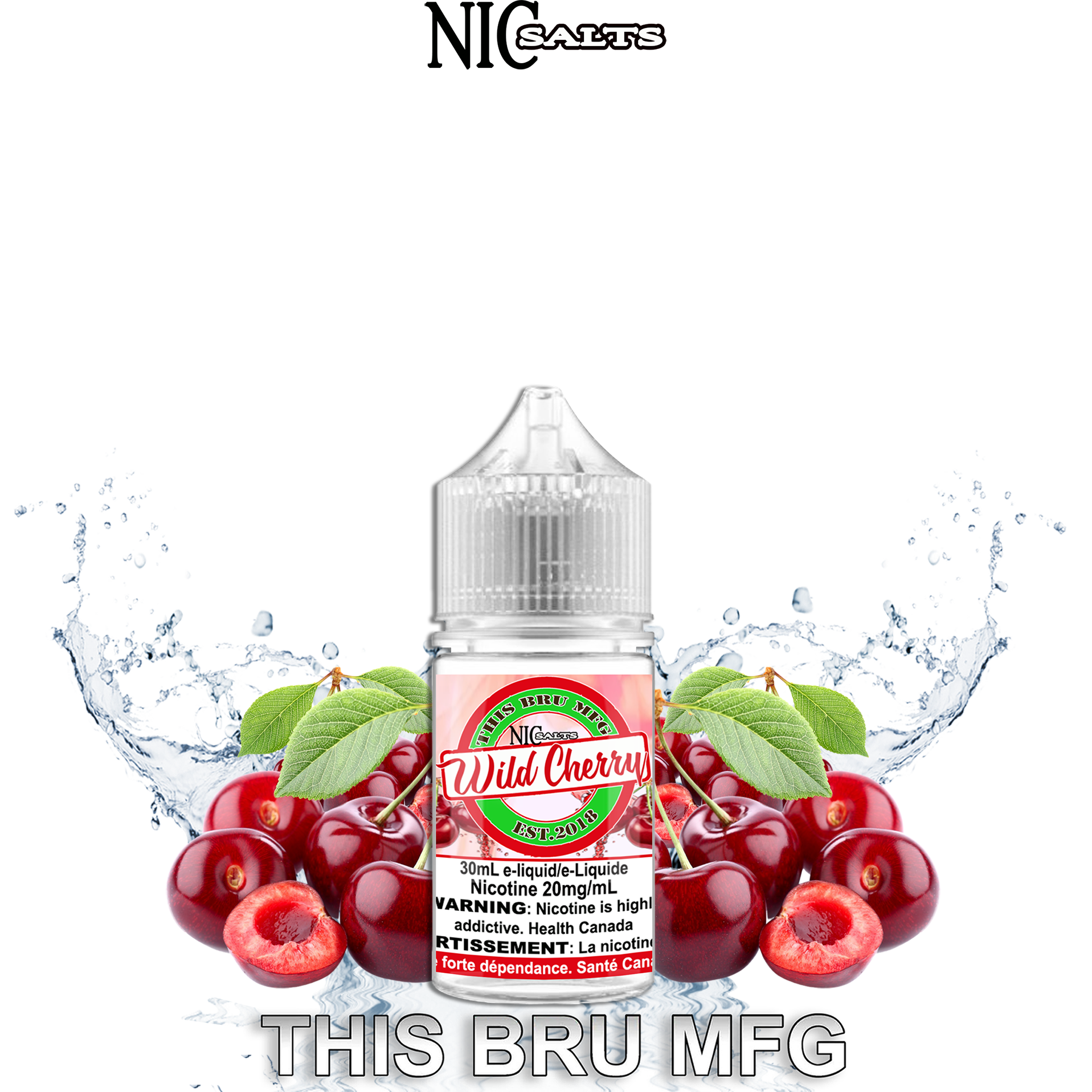 CUSTOM THIS BRU MFG SALT - WILD CHERRY