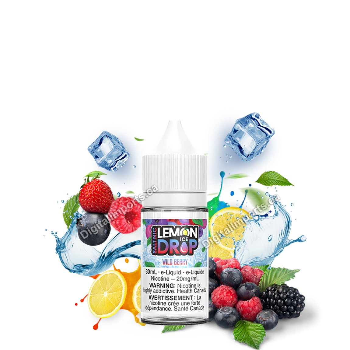LEMON DROP SALT - WILD BERRY ICE 30ML