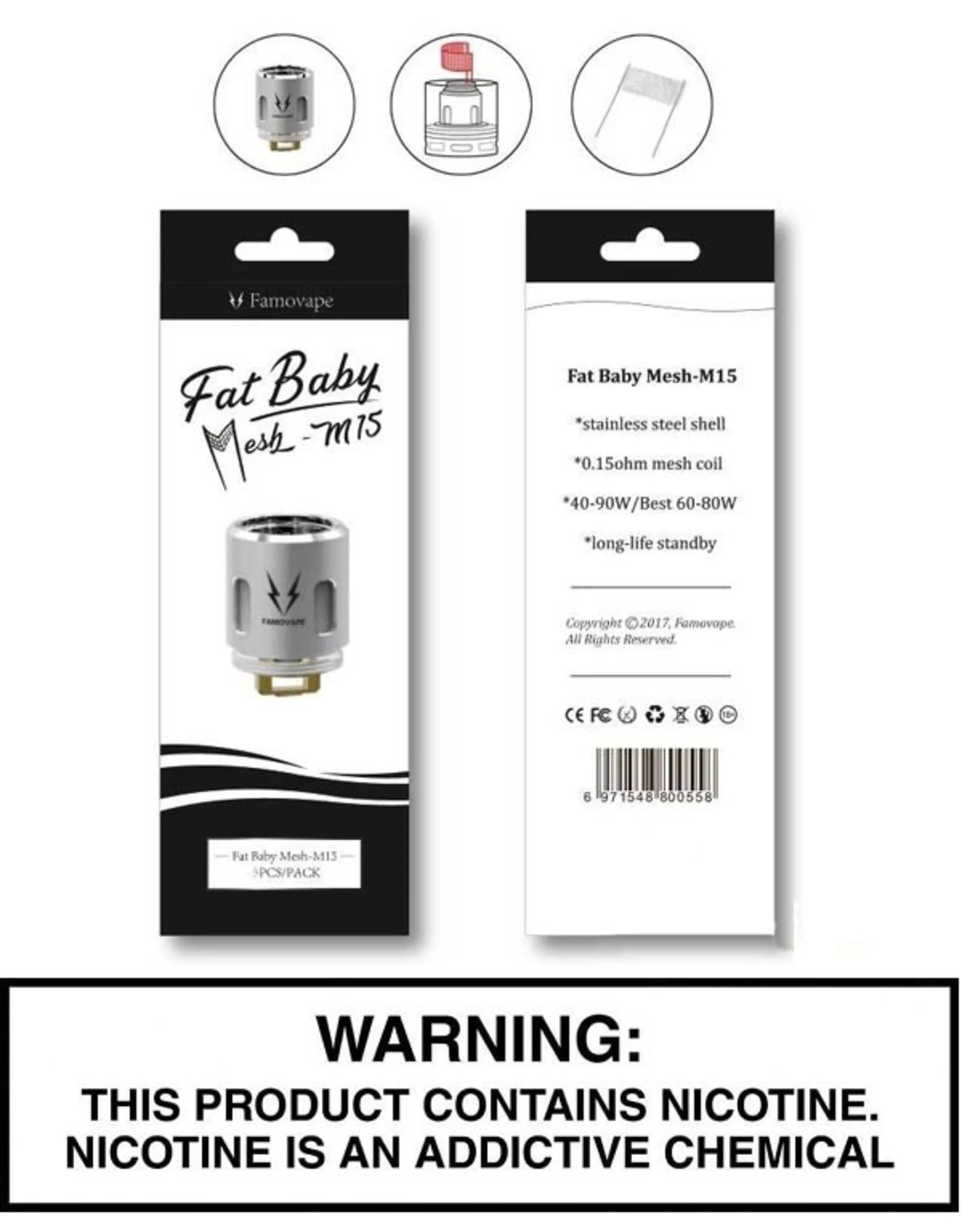 FAT BABY MESH COIL