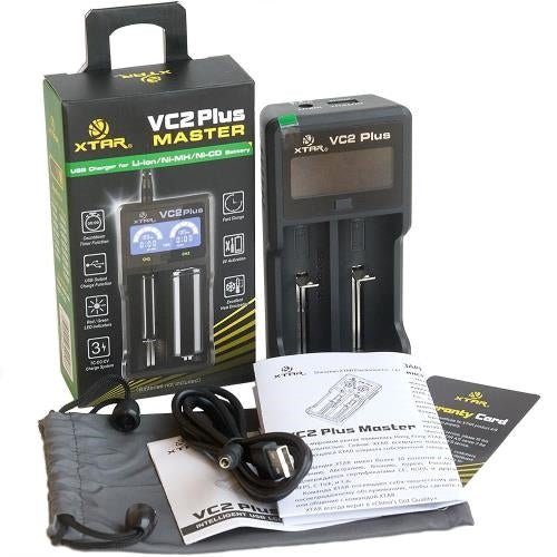 XTAR VC2 PLUS BATTERY CHARGER 2BAY