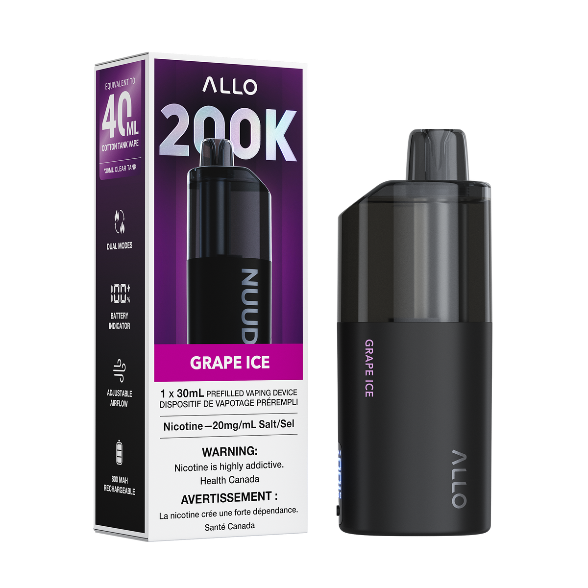 ALLO NUUD 200K DISPOSABLE