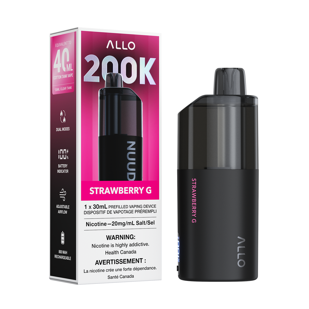 ALLO NUUD 200K DISPOSABLE