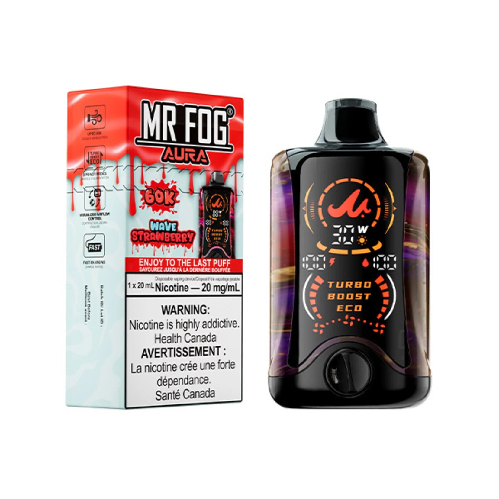 [BC/SK/NL/NS] MR. FOG AURA 60K DISPOSABLE
