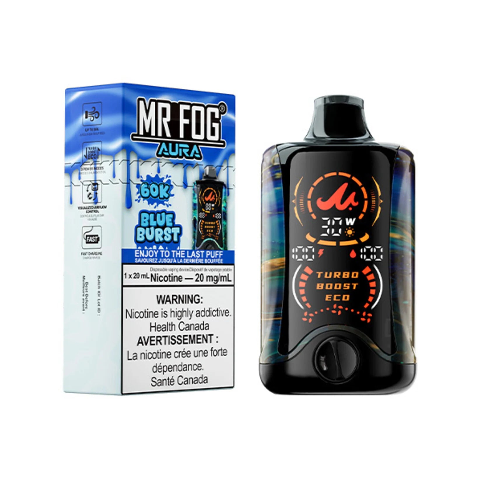 [BC/SK/NL/NS] MR. FOG AURA 60K DISPOSABLE