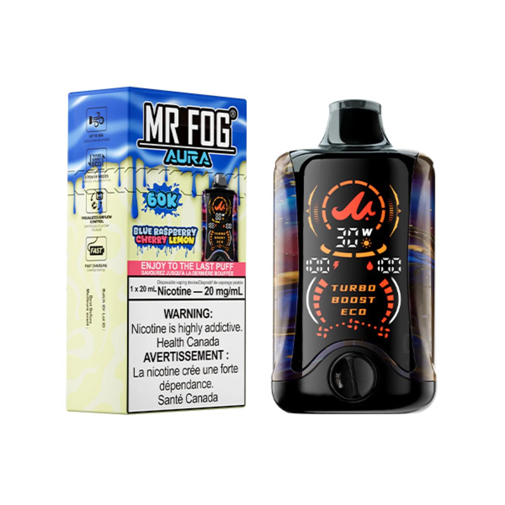 [BC/SK/NL/NS] MR. FOG AURA 60K DISPOSABLE