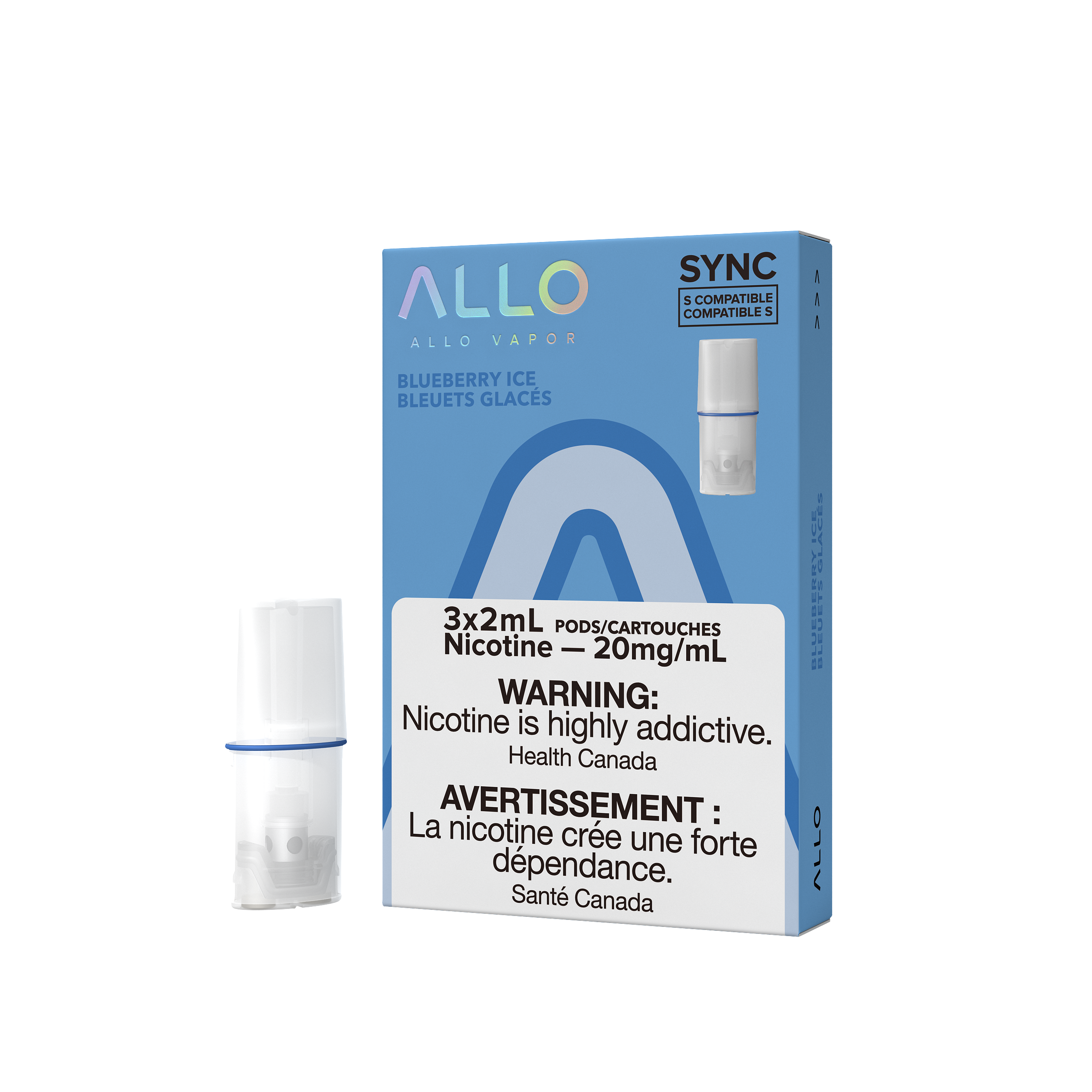 ALLO SYNC POD BLUEBERRY ICE 20MG