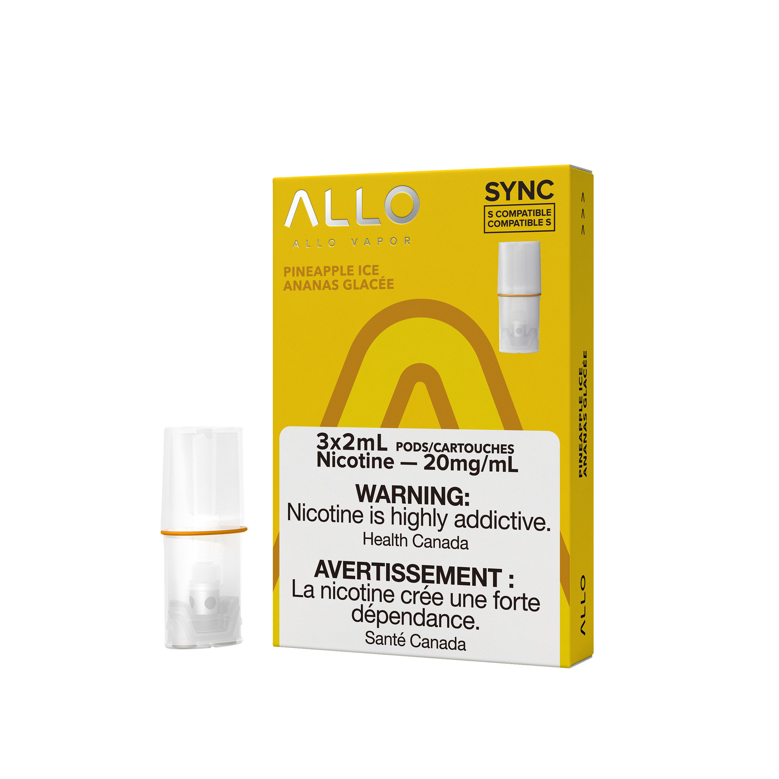 ALLO SYNC POD PINEAPPLE ICE 20MG