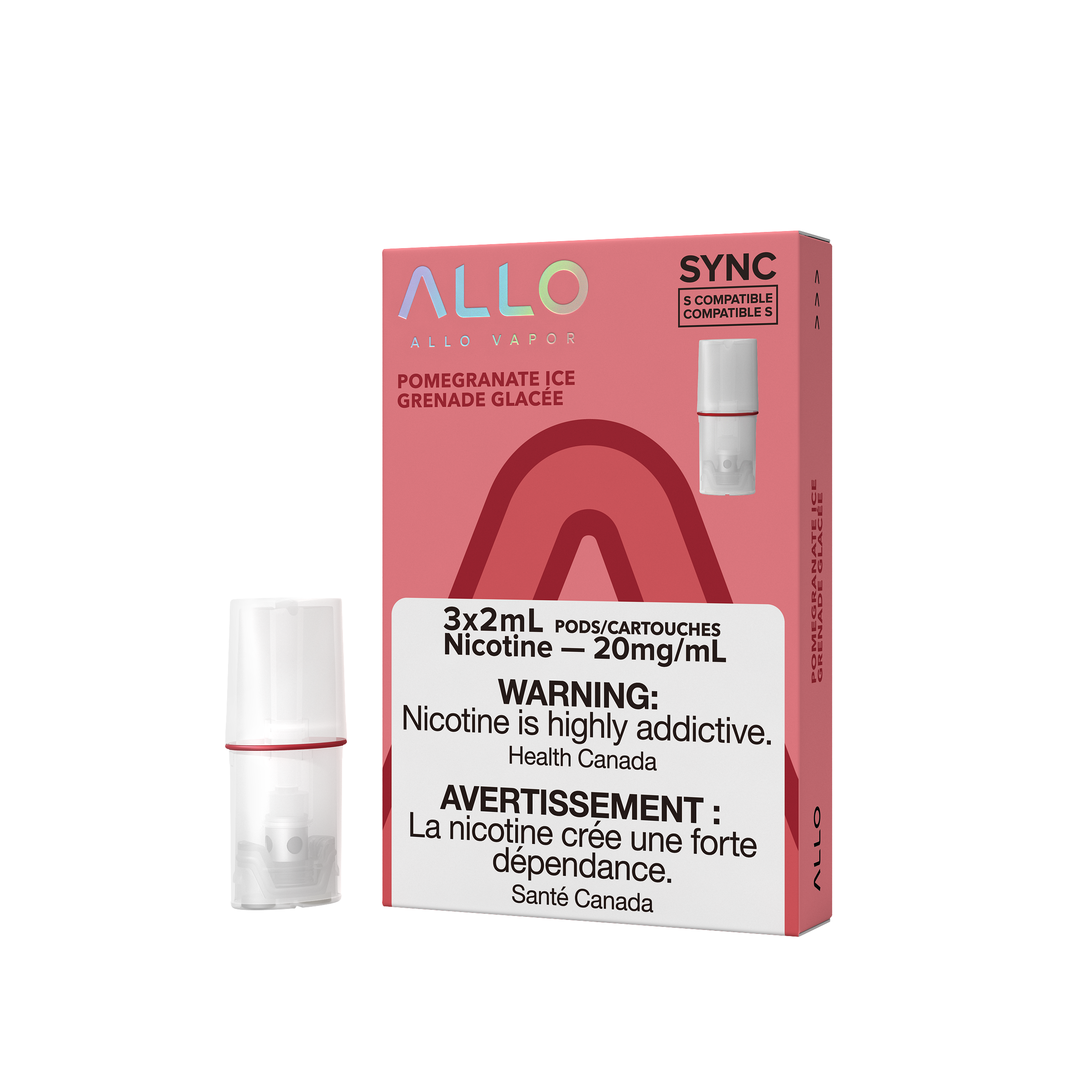 ALLO SYNC POD POMEGRANATE ICE 20MG