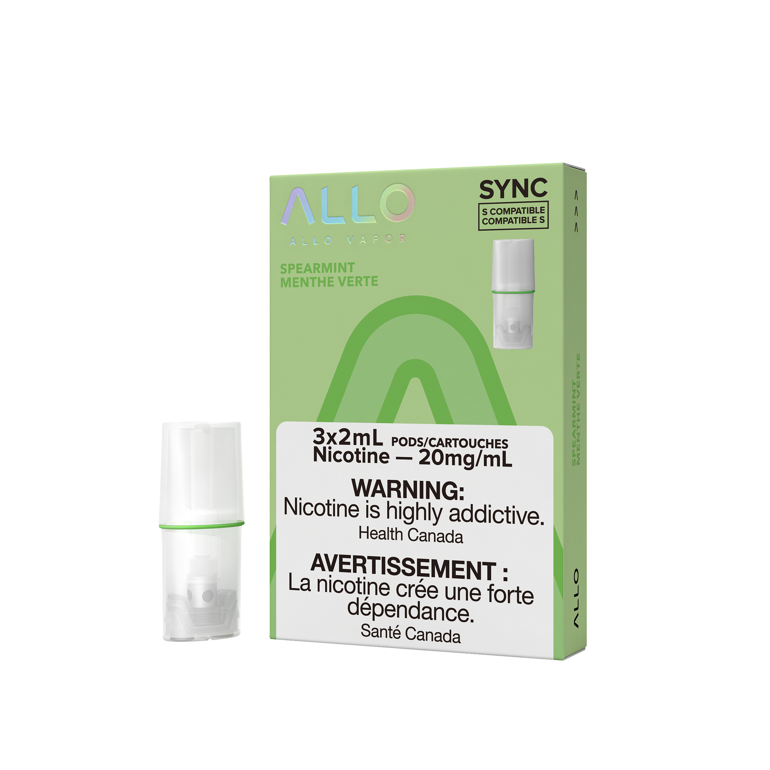 ALLO SYNC POD SPEARMINT 20MG