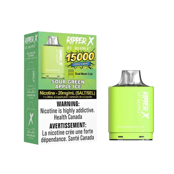 RIPPER X 15K - SOUR GREEN APPLE ICE
