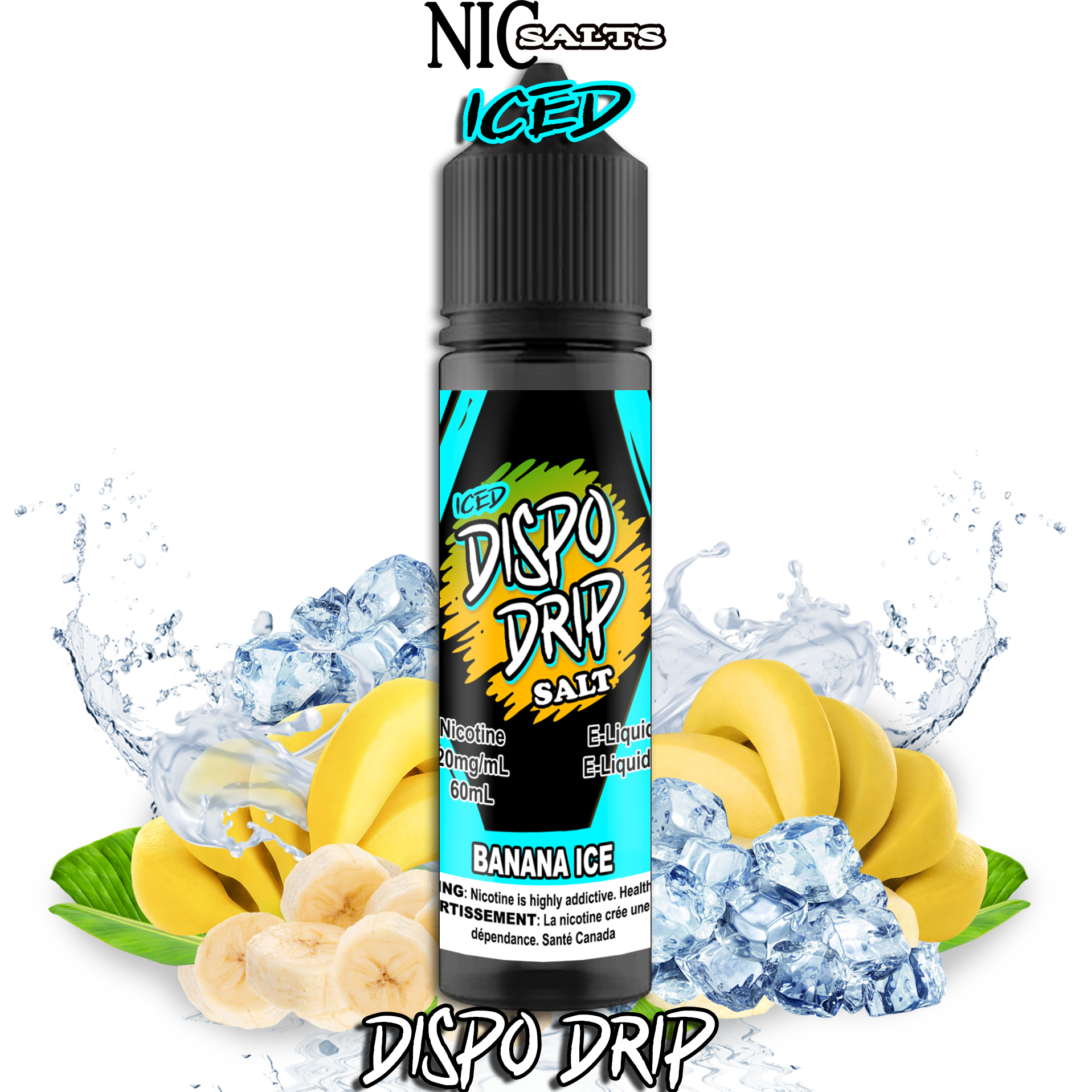 CUSTOM DISPO DRIP SALT - BANANA ICE 60ML