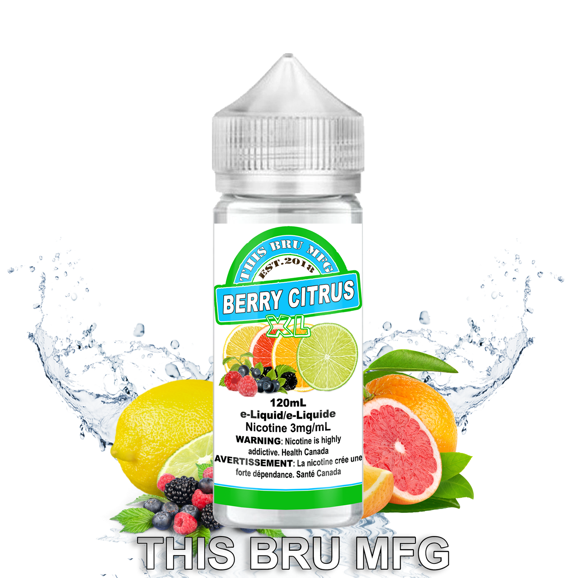 CUSTOM THIS BRU MFG - BERRY CITRUS 120ML