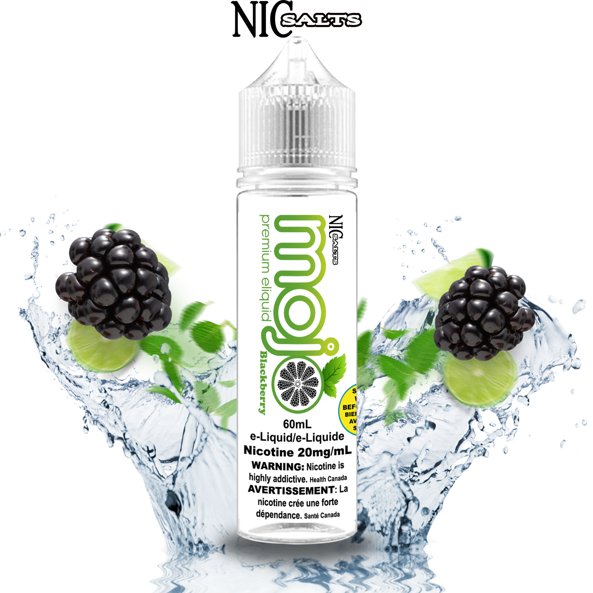 CUSTOM MOJO SALT - BLACKBERRY 60ML