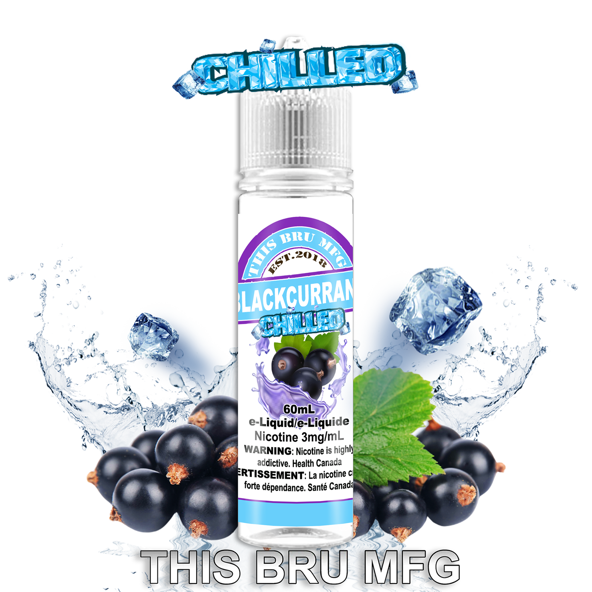 CUSTOM THIS BRU MFG - BLACKCURRANT CHILLED 60ML