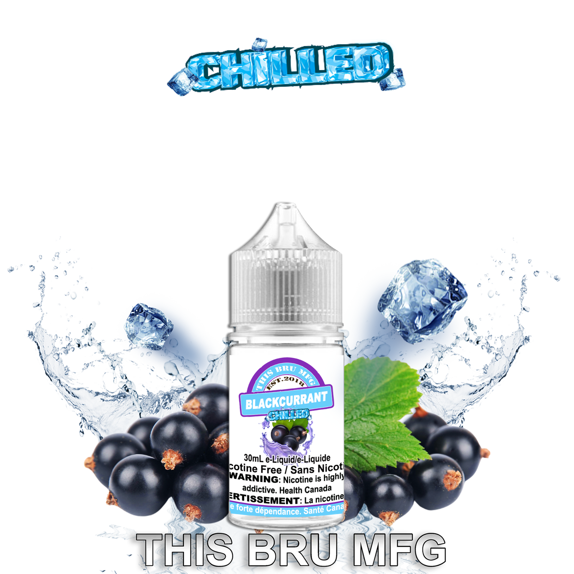 CUSTOM THIS BRU MFG - BLACKCURRANT CHILLED 30ML