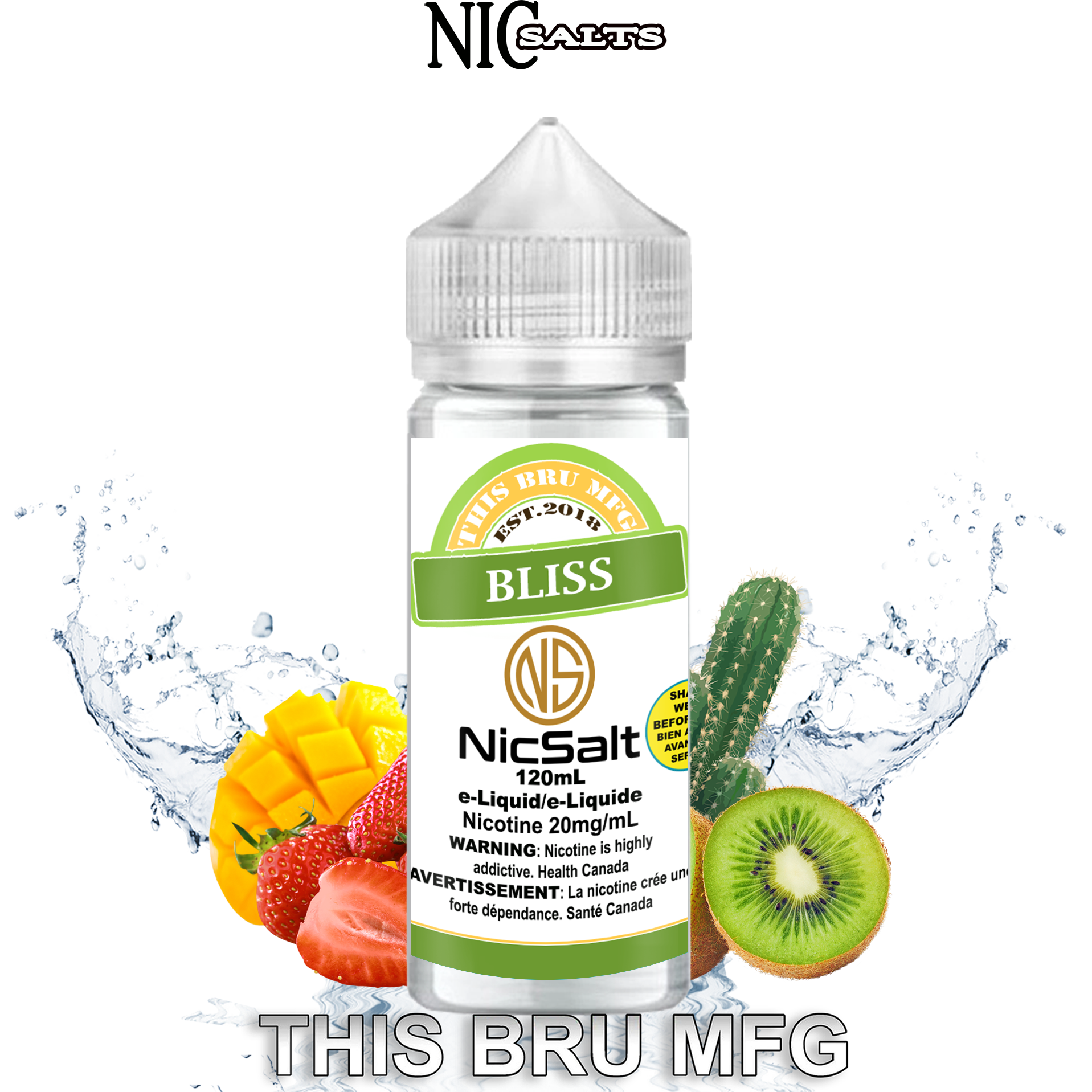 CUSTOM THIS BRU MFG SALT - BLISS 120ML