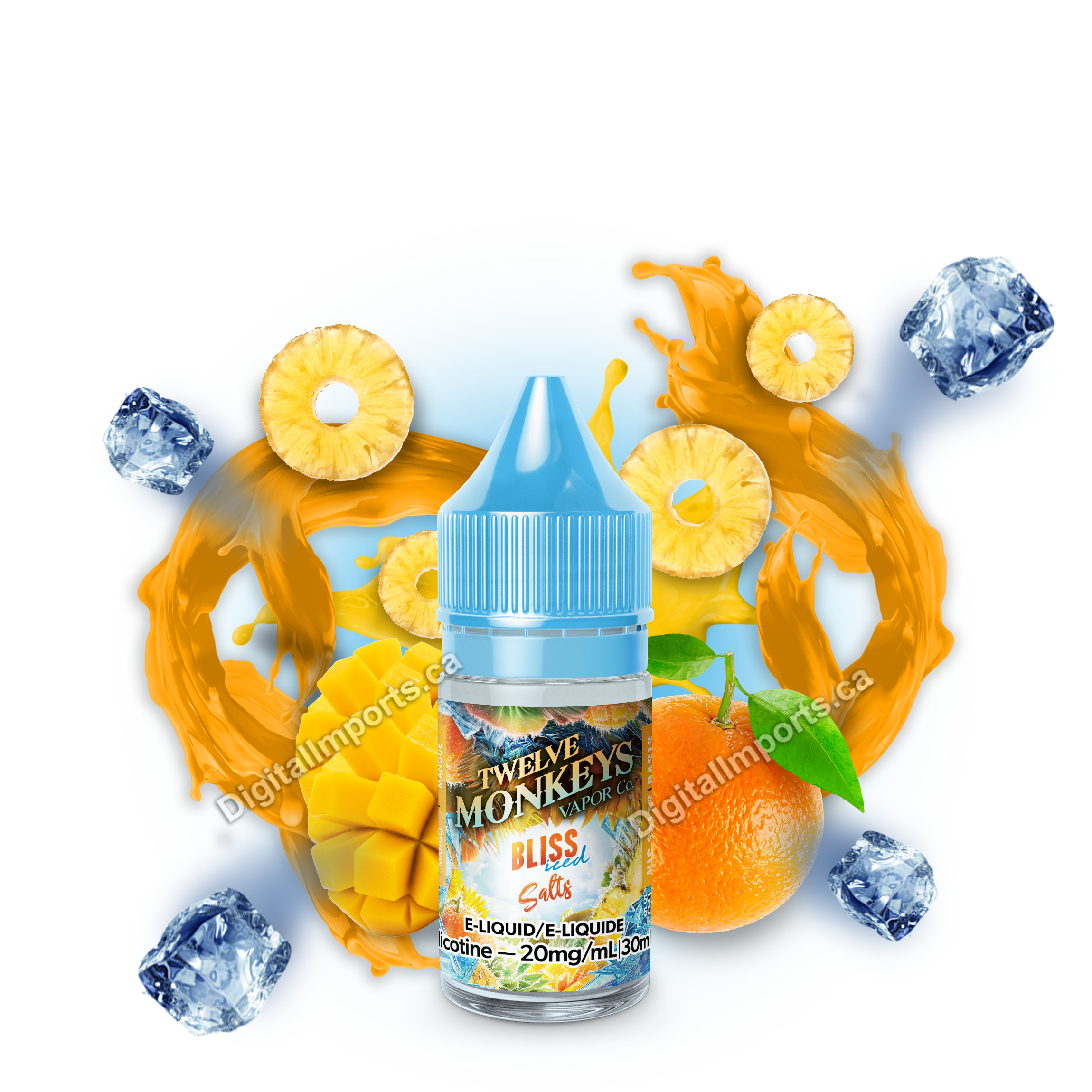 [BC/SK/NL/NS] 12 MONKEYS SALT - BLISS ICED