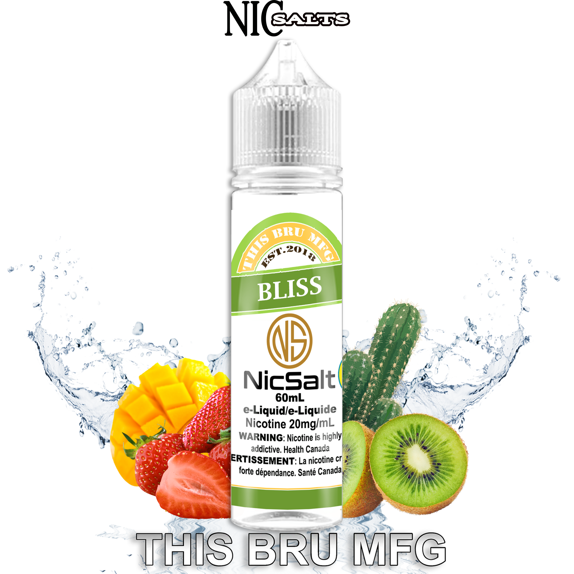 CUSTOM THIS BRU MFG SALT - BLISS 60ML