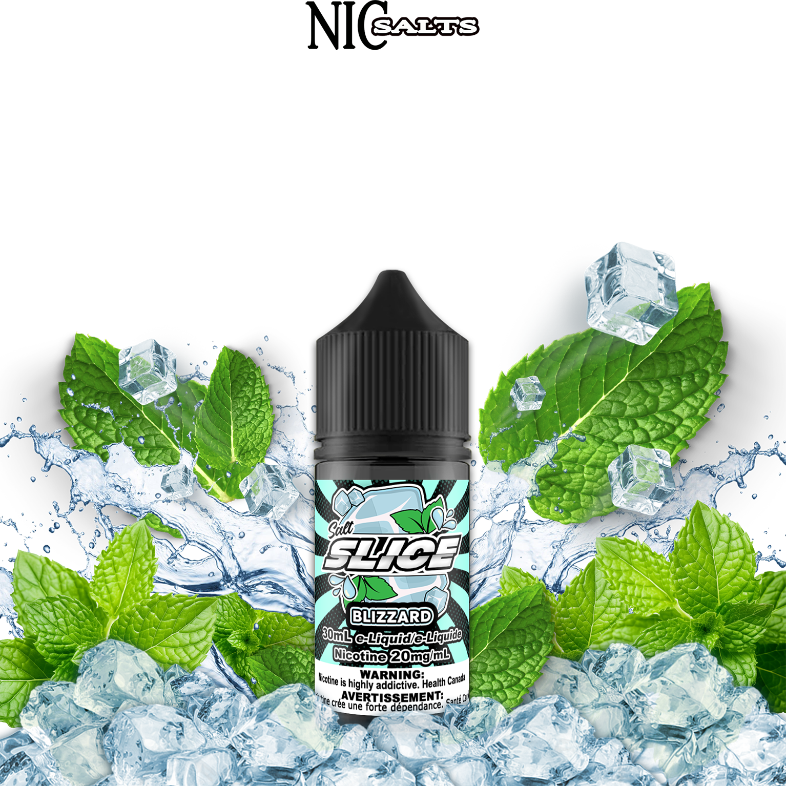 CUSTOM SLICE SALT - BLIZZARD 30ML