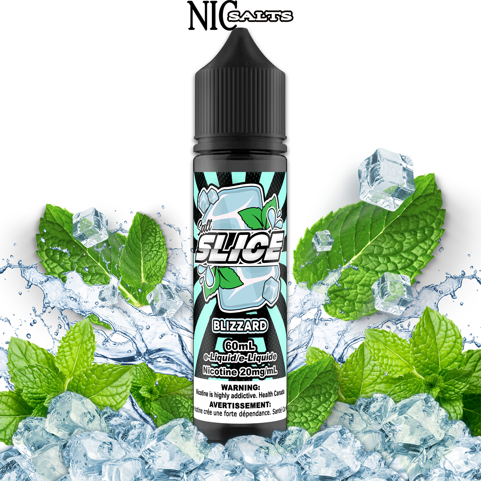 CUSTOM SLICE SALT - BLIZZARD 60ML