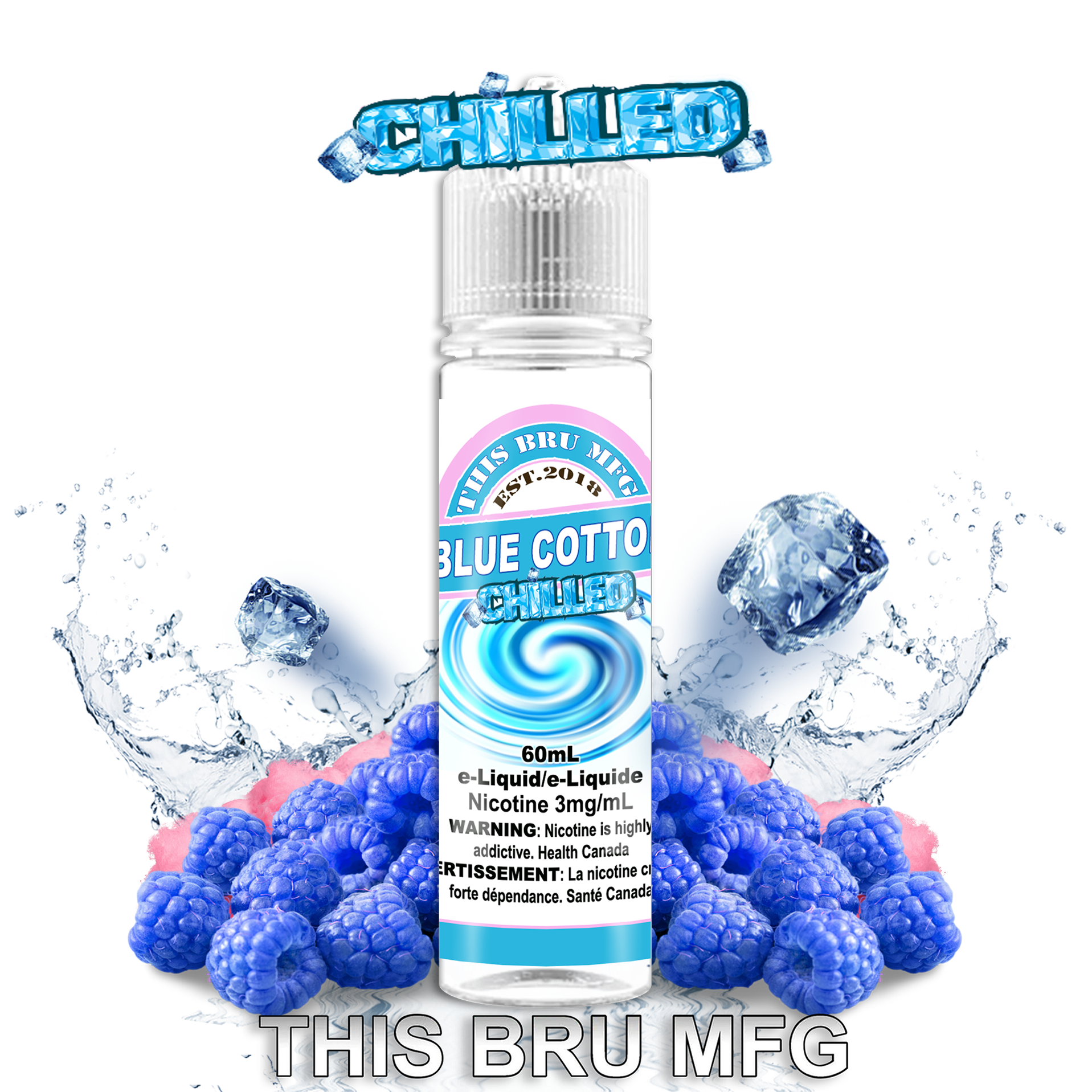 THIS BRU MFG - BLUE COTTON CHILLED 60ML