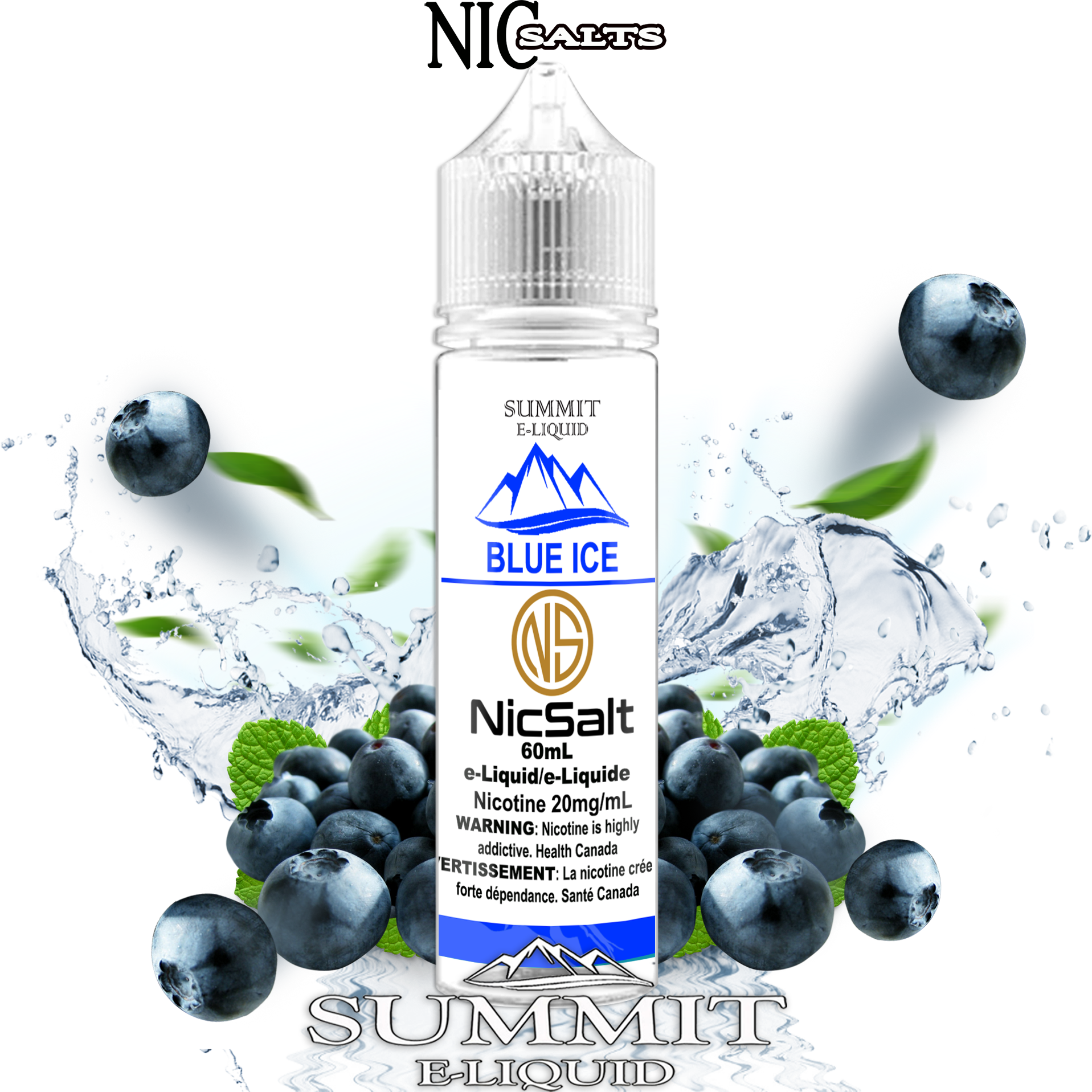 CUSTOM SUMMIT SALT - BLUE ICE 60ML