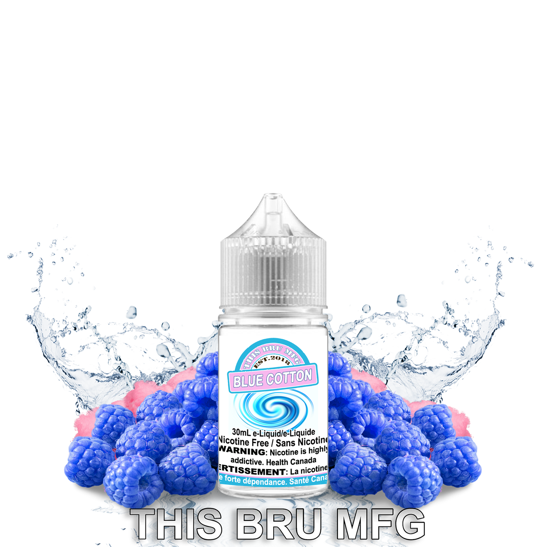 CUSTOM THIS BRU MFG - BLUE COTTON 30ML