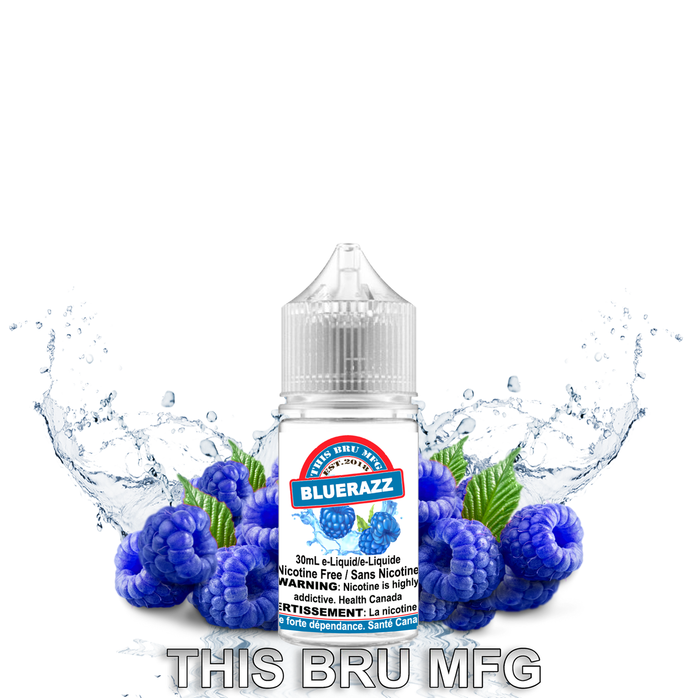 CUSTOM THIS BRU MFG - BLUERAZZ 30ML