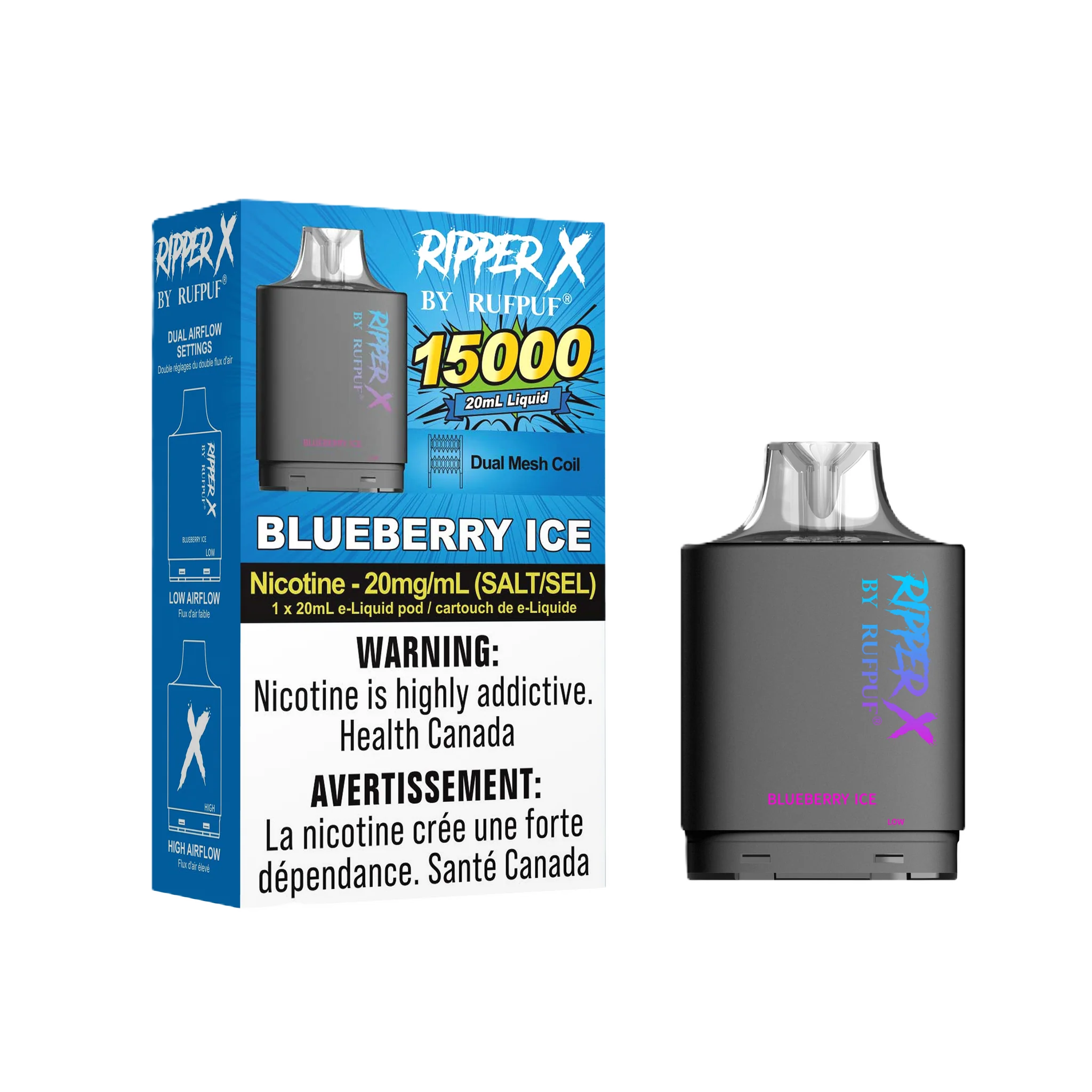 RIPPER X 15K - BLUEBERRY ICE
