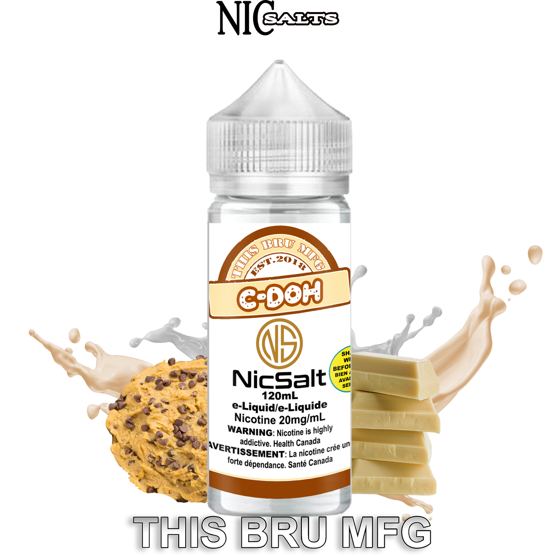 CUSTOM THIS BRU MFG SALT - C-DOH 120ML