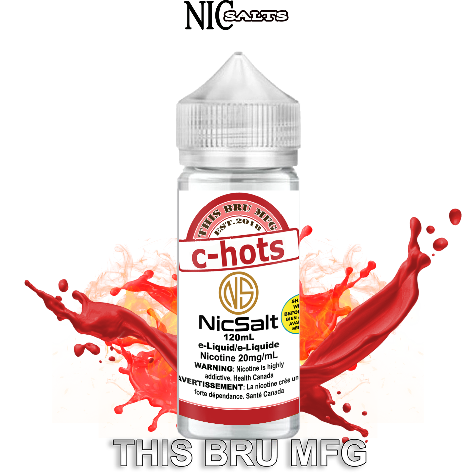 CUSTOM THIS BRU MFG SALT - C-HOTS 120ML