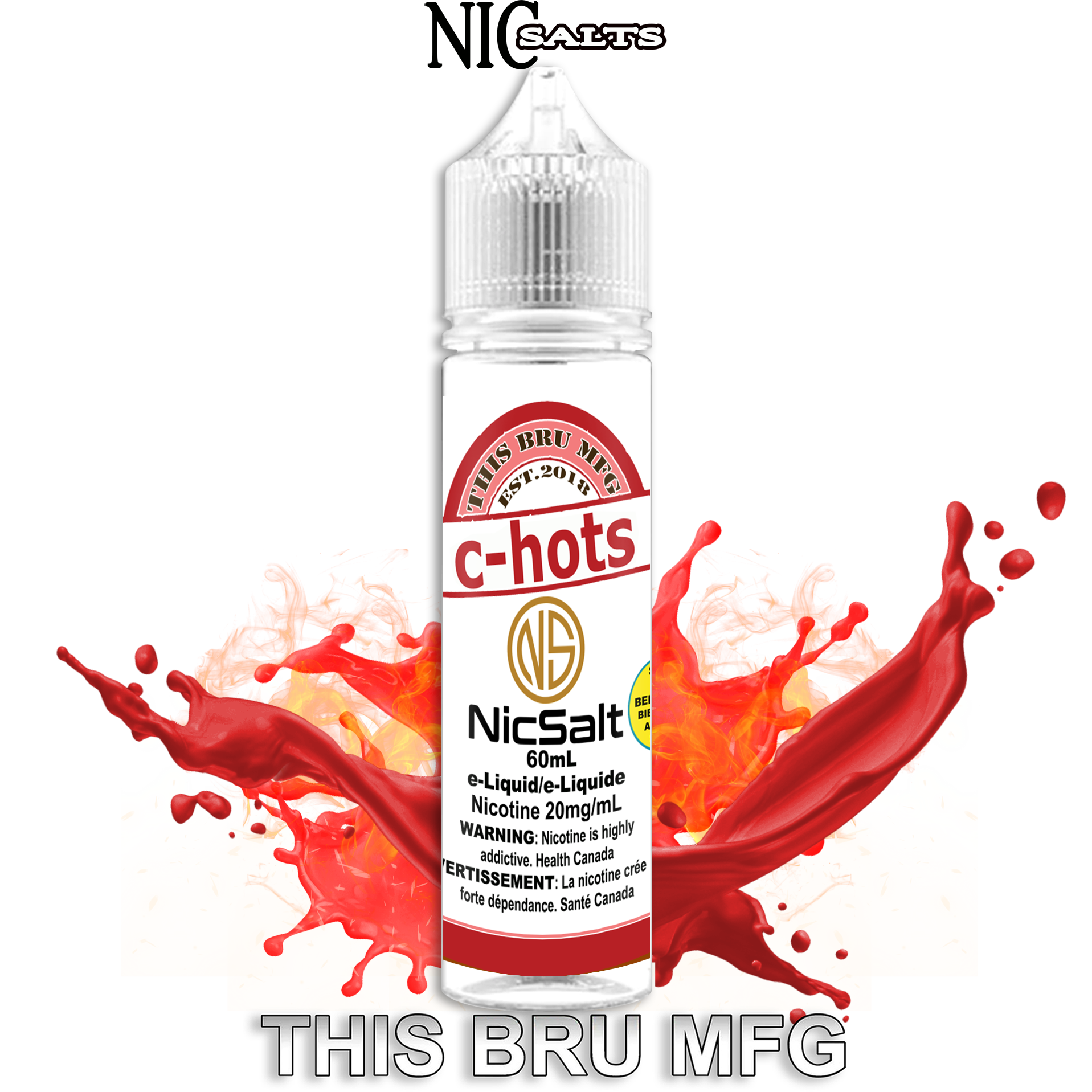 CUSTOM THIS BRU MFG SALT - C-HOTS 60ML