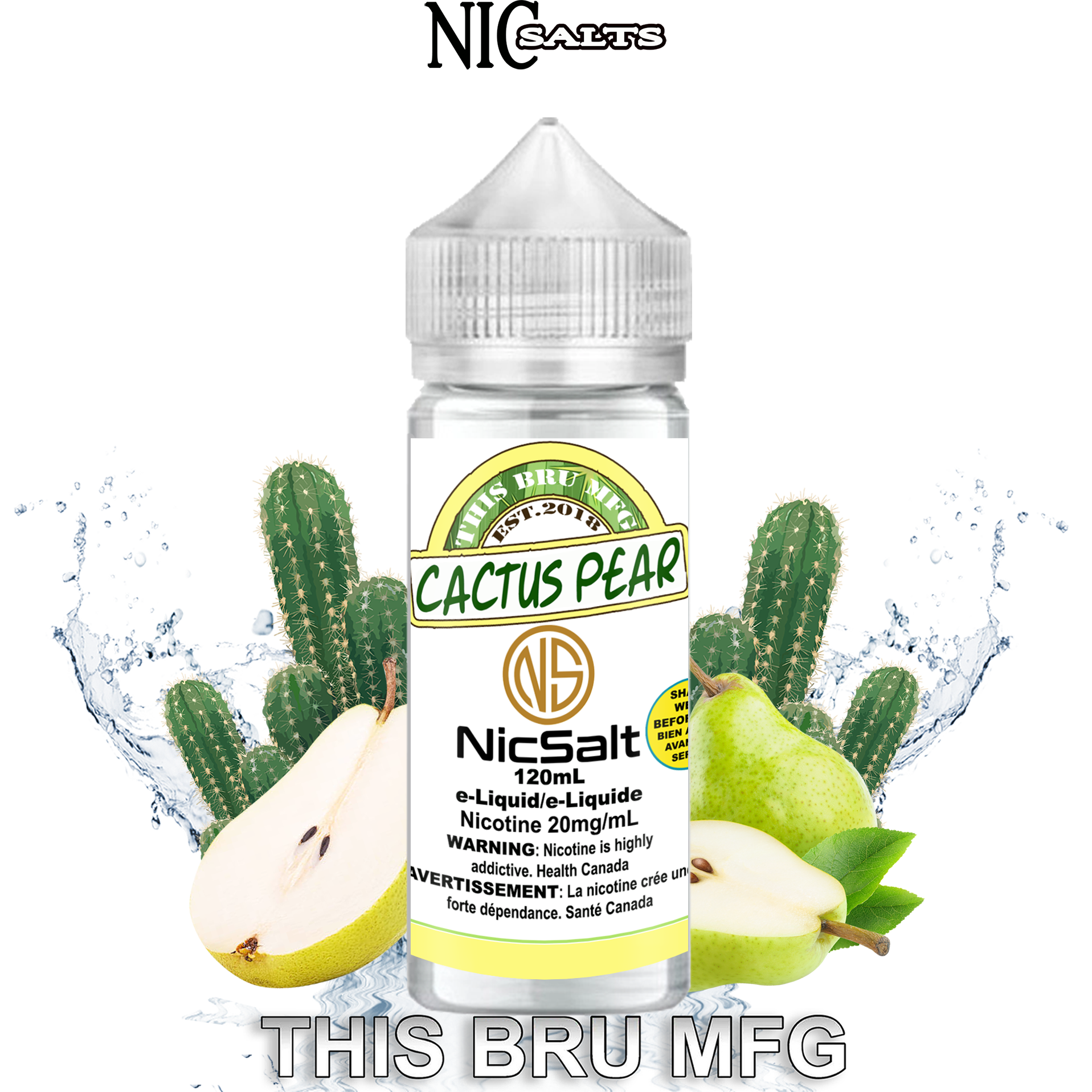 CUSTOM THIS BRU MFG SALT - CACTUS PEAR 120ML