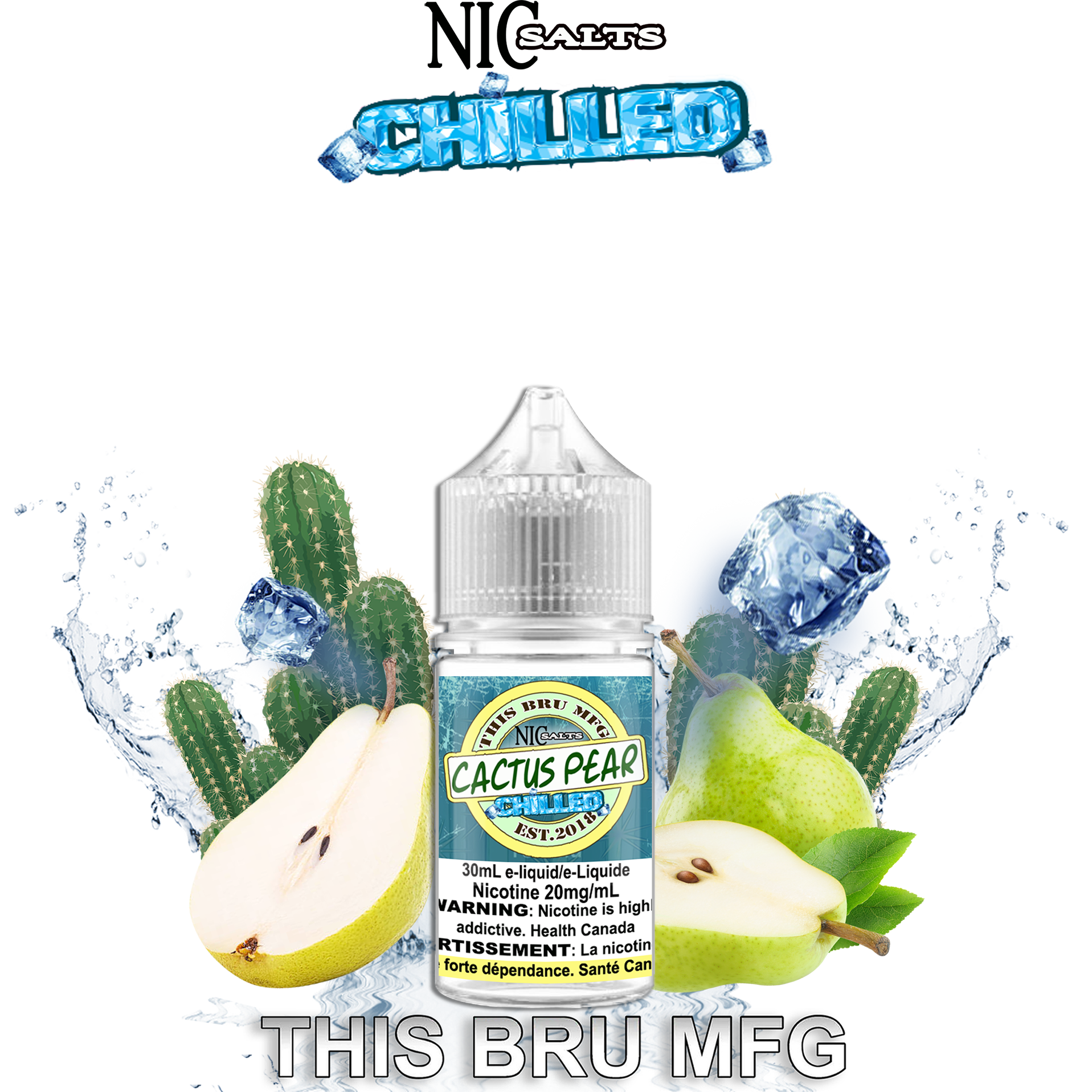 CUSTOM THIS BRU MFG SALT - CACTUS PEAR CHILLED 30ML