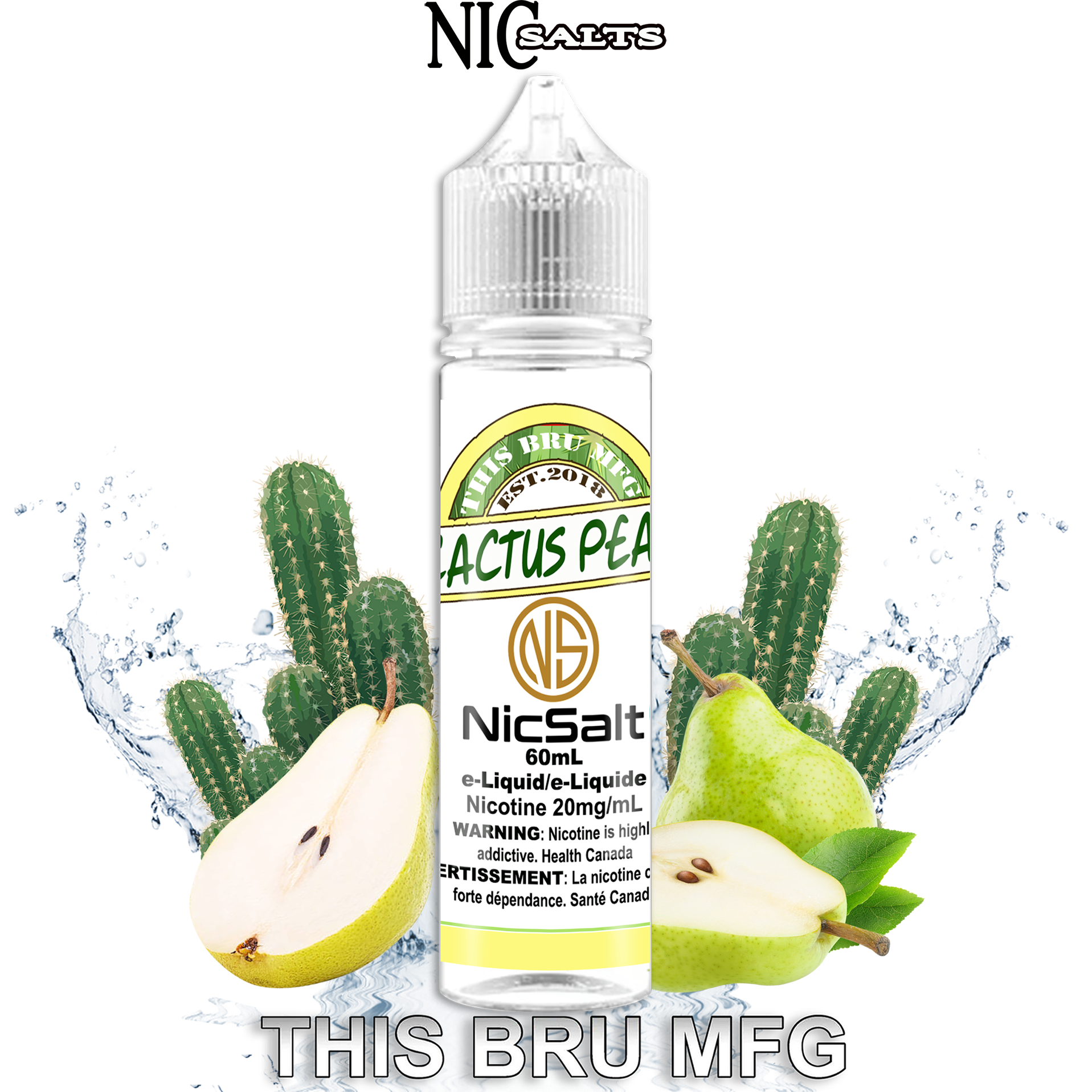 CUSTOM THIS BRU MFG SALT - CACTUS PEAR 60ML