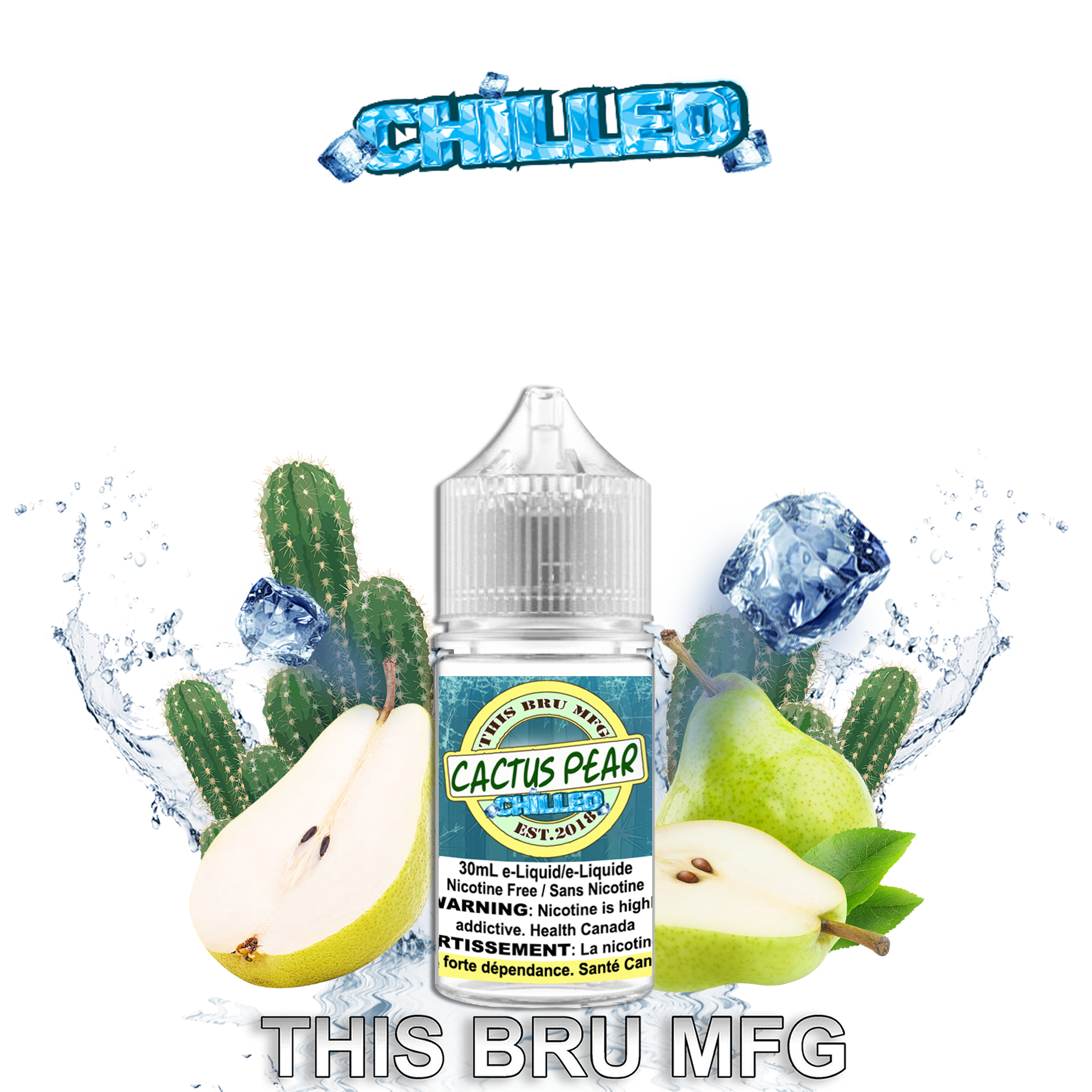 [BC/SK/NL/NS] CUSTOM THIS BRU MFG - CACTUS PEAR CHILLED 30ML