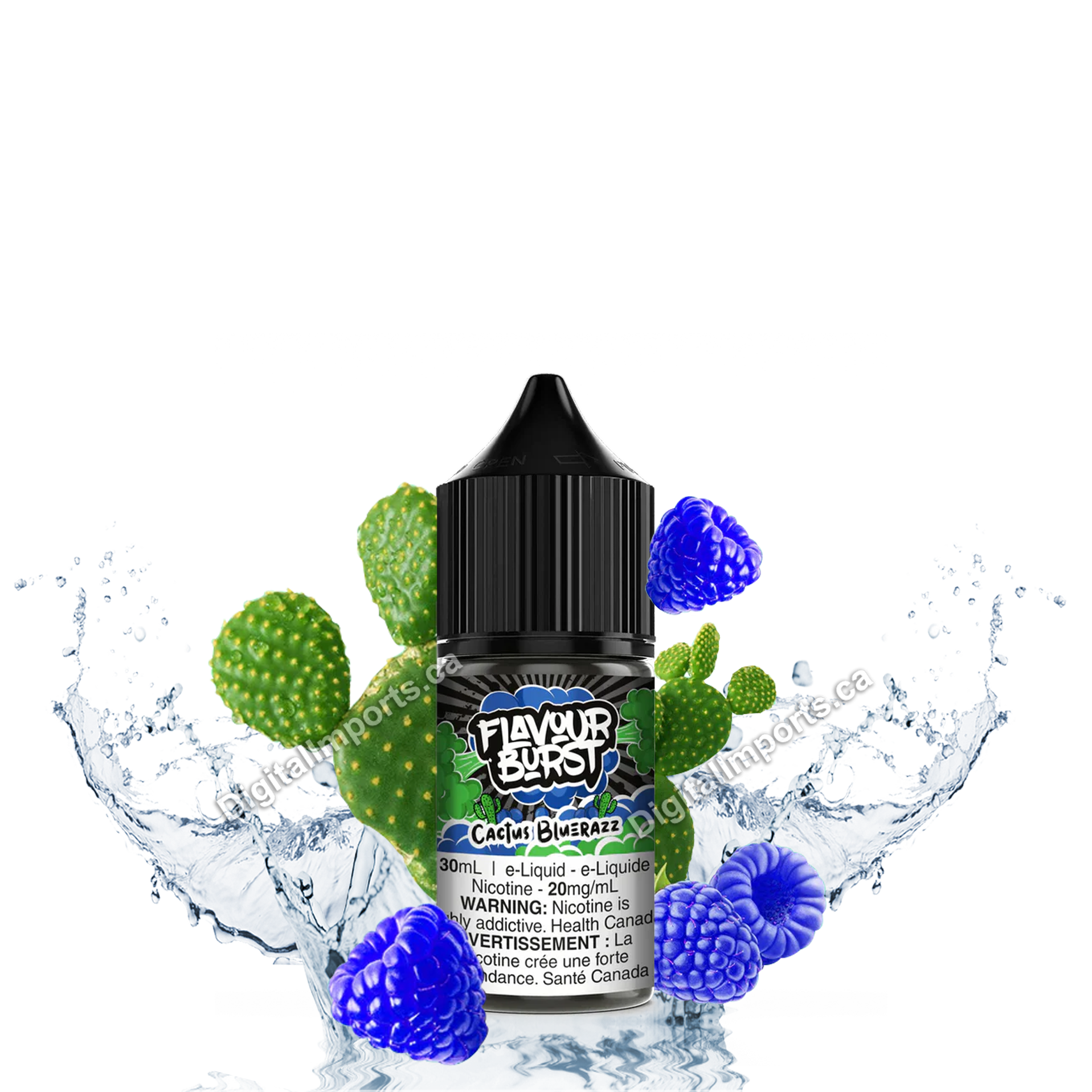 FLAVOUR BURST SALT CACTUS BLUERAZZ 30ML 20MG